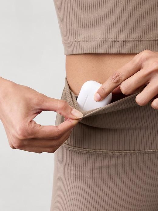 Transcend High Rise Rib Crop Legging Product Image