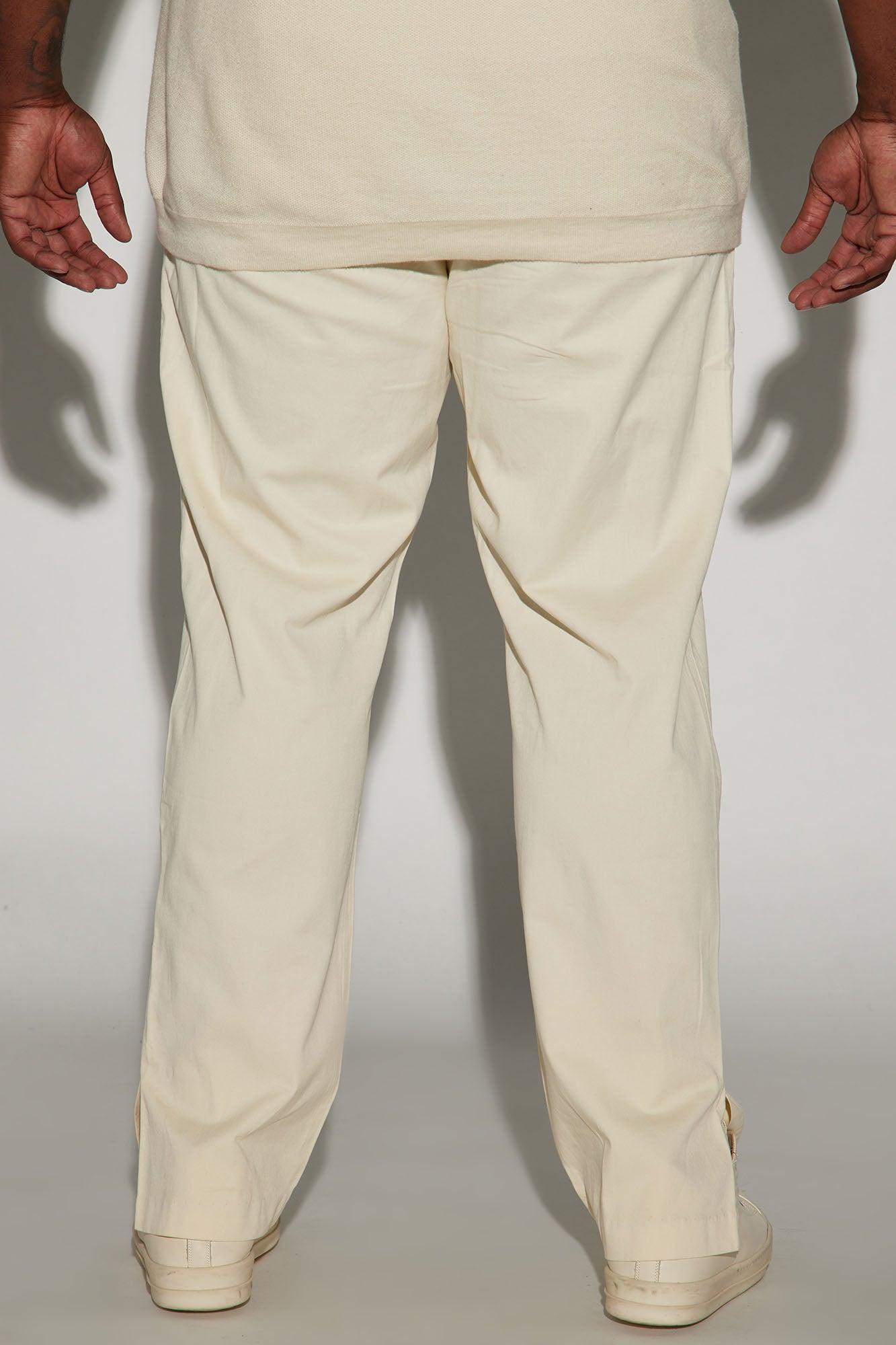 Mac Slim Slit Trousers - Off White Product Image