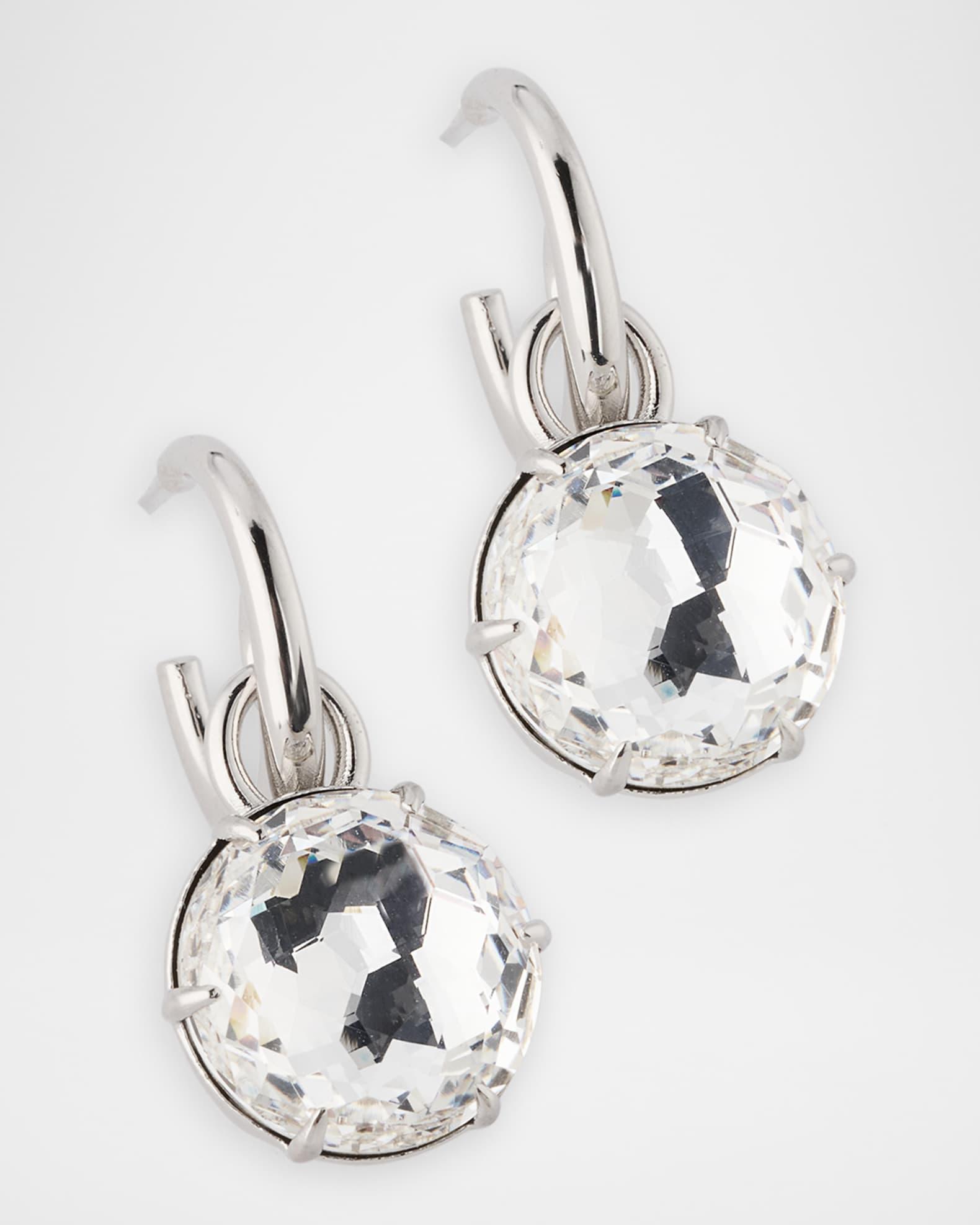 Crystal Mini Hoop Earrings Product Image