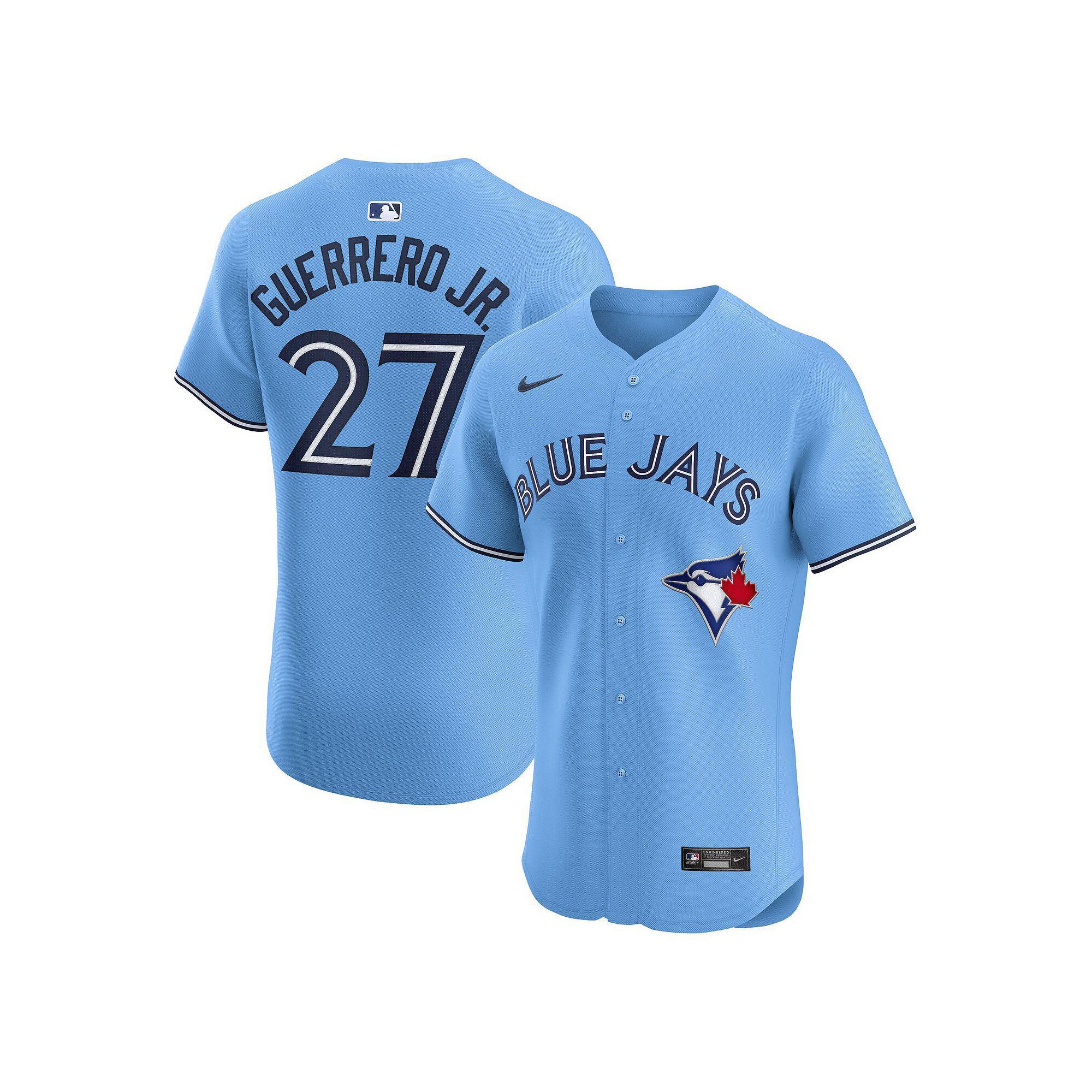 Men's Nike Vladimir Guerrero Jr. Powder Blue Toronto Blue Jays Alternate Elite Player Jersey, Size: 44, Jay Light Product Image