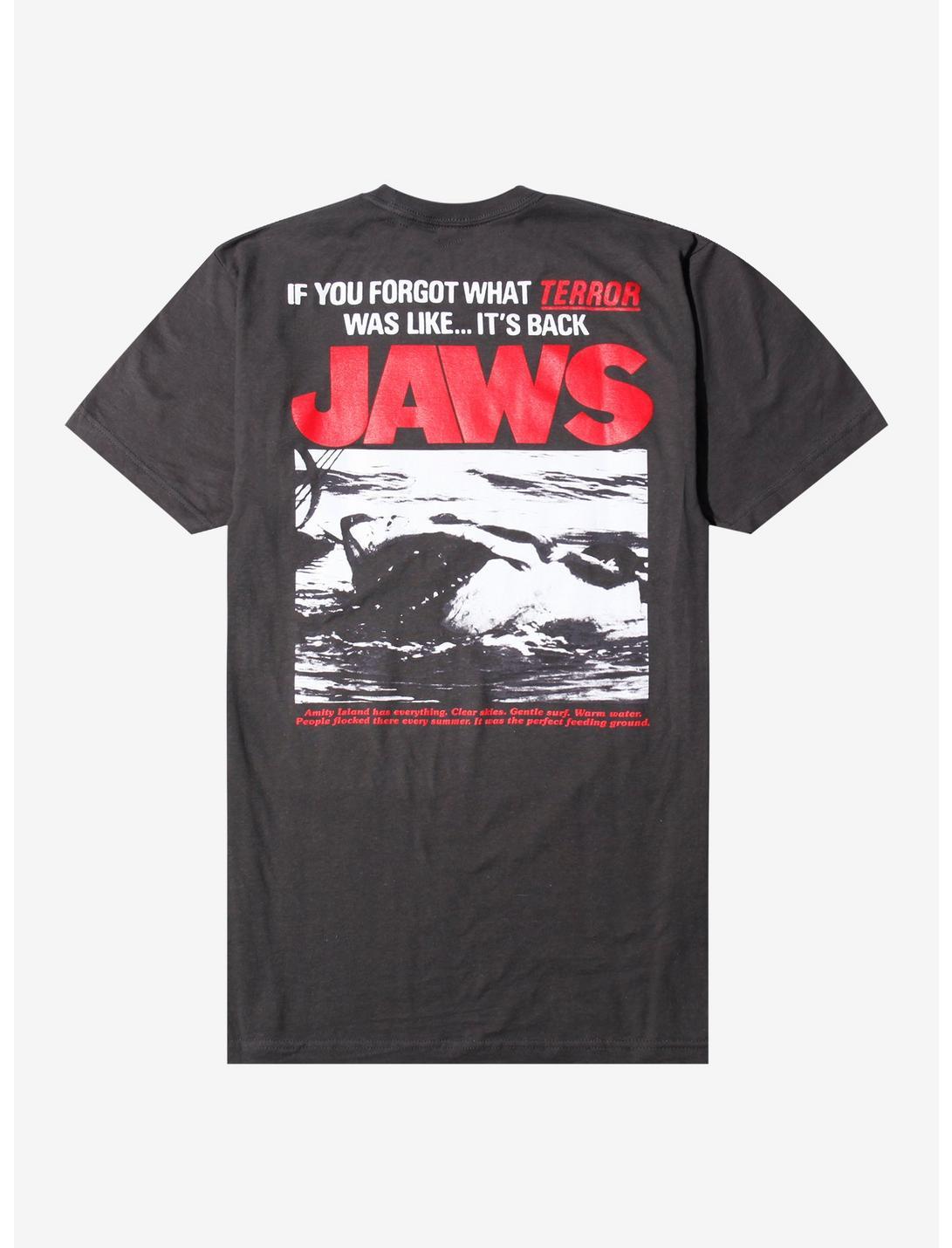 Jaws Vintage Graphics Two-Sided T-Shirt Product Image