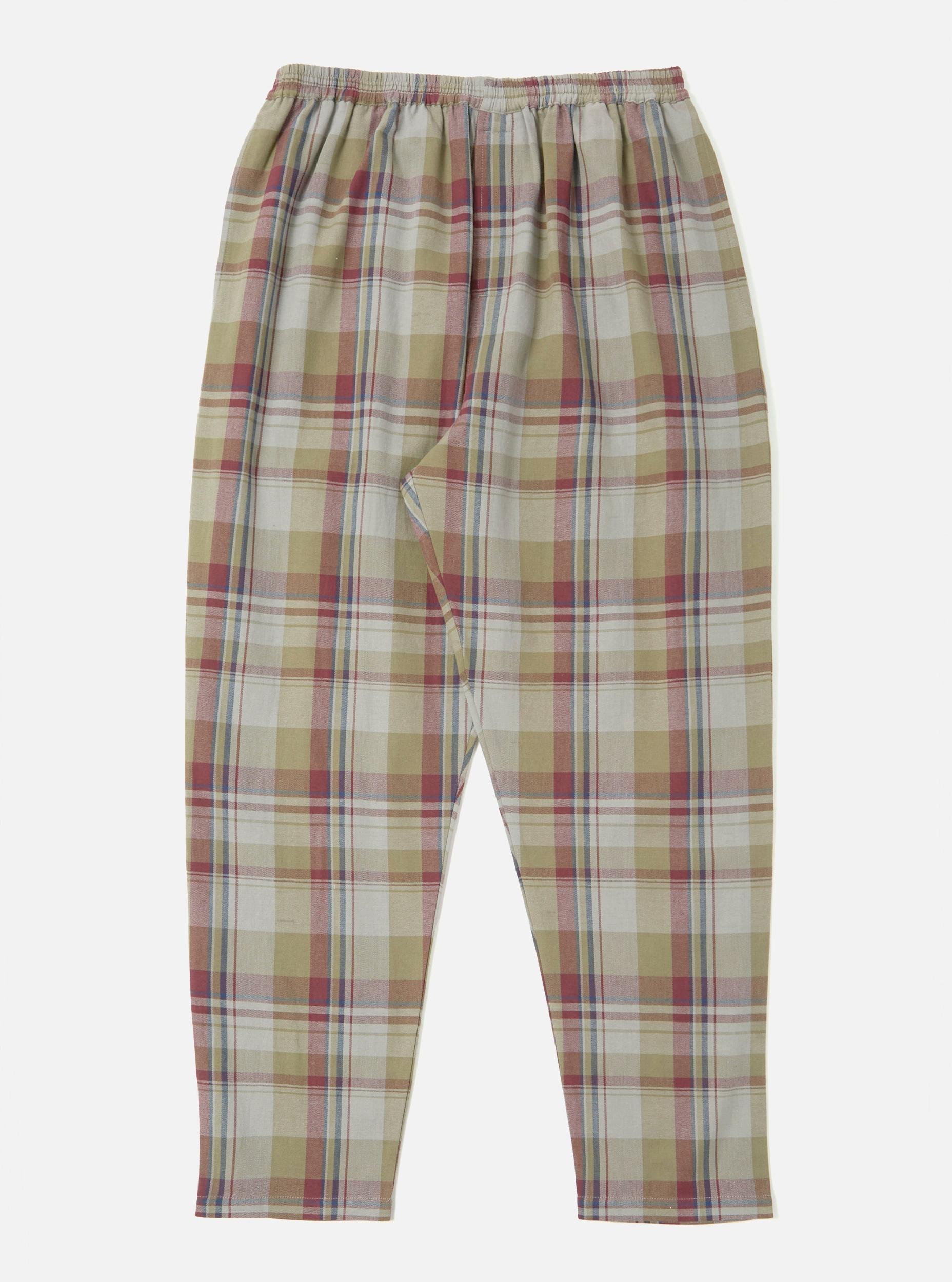 Green Kip Check Long Pyjama Set Product Image