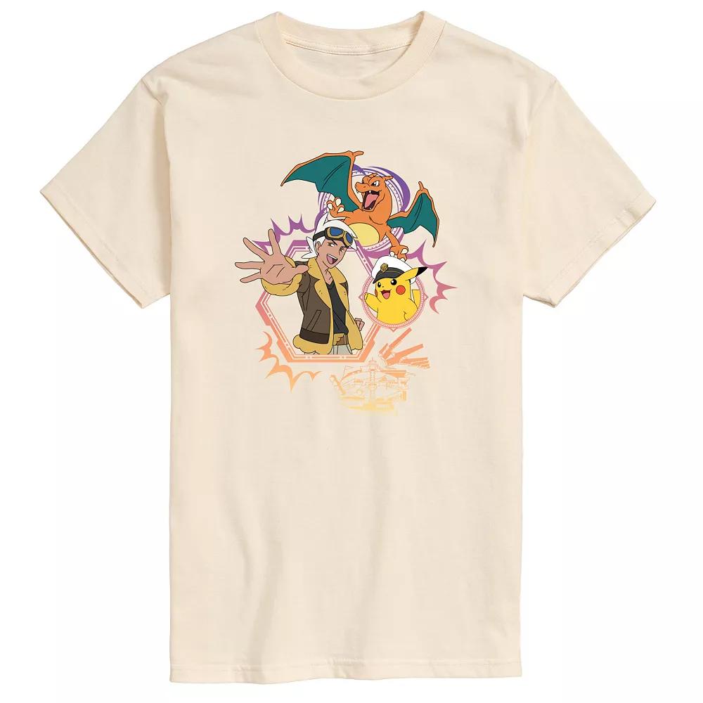 Men's Pokemon Freide Cap Charizard Graphic Tee,  Product Image