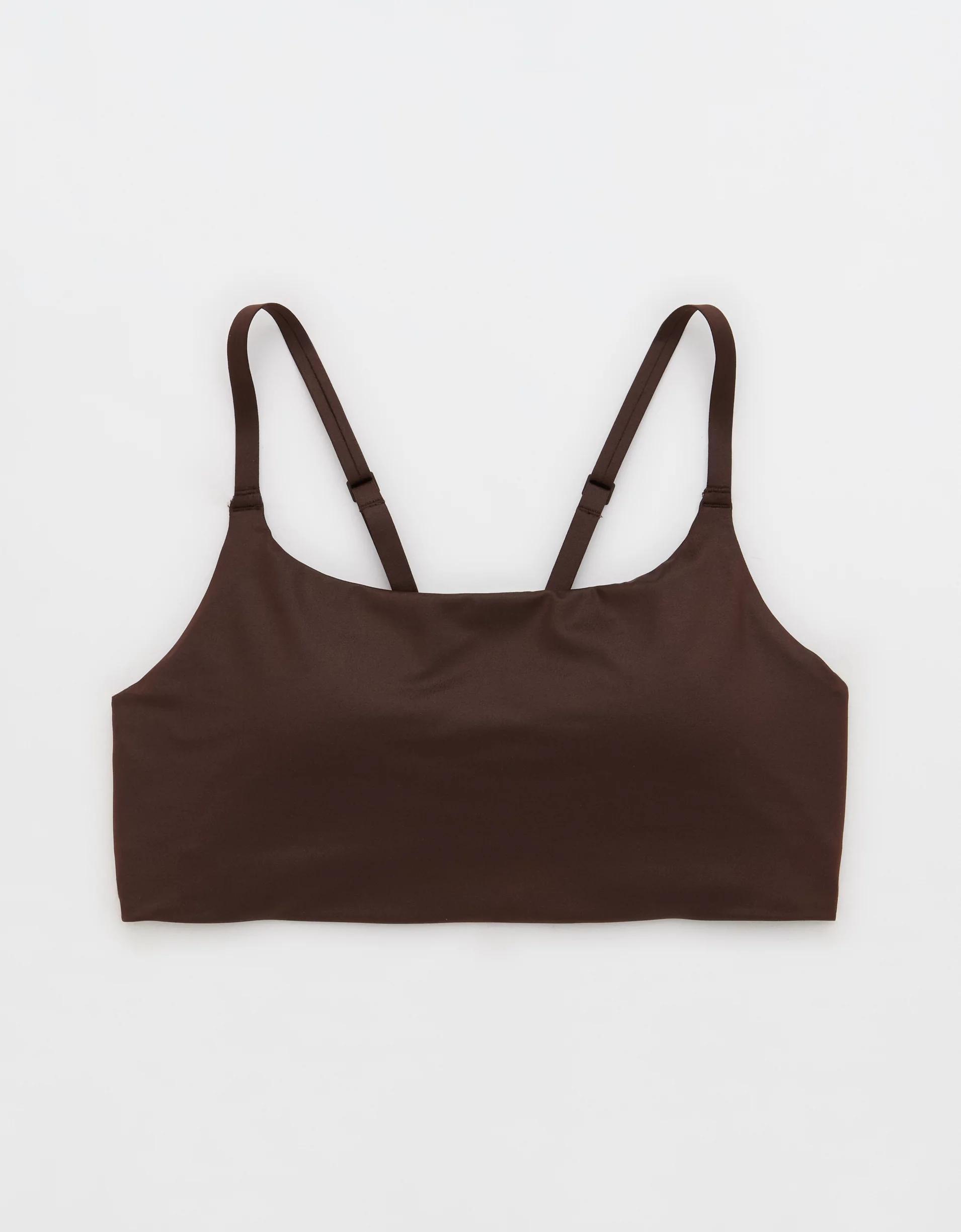 OFFLINE By Aerie Goals Gloss Strappy Sports Bra Product Image