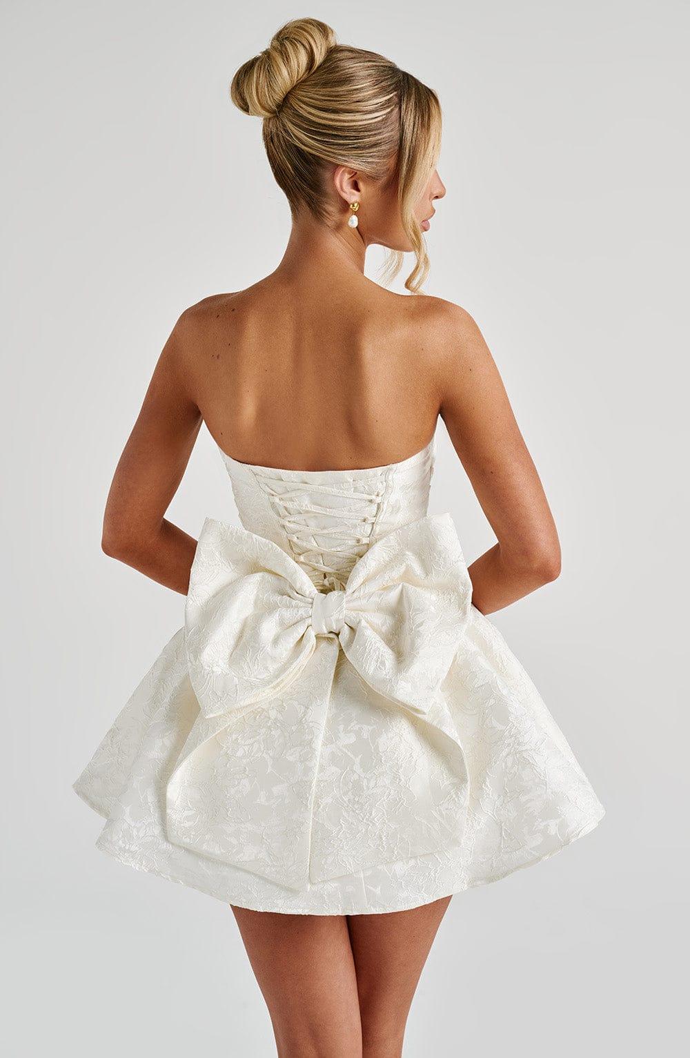 Salome Mini Dress - Ivory Product Image