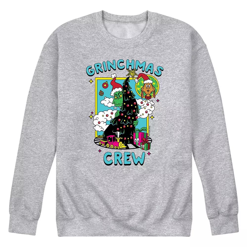 Men's Dr. Seuss The Grinch Grinchmas Crew Fleece Sweatshirt,  Product Image