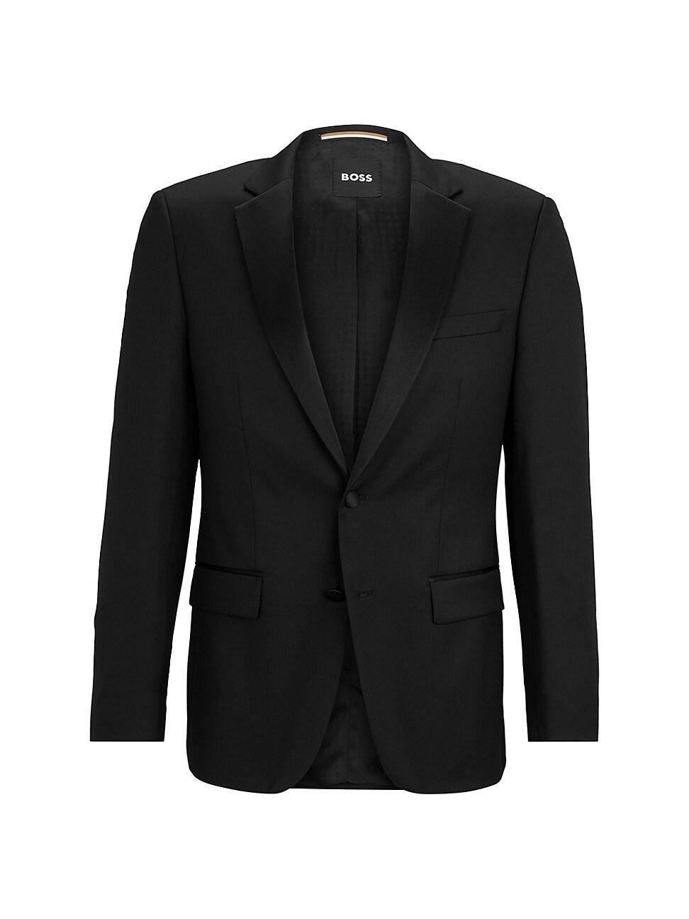 Mens Tuxedo Jacket in Virgin-Wool Serge Product Image