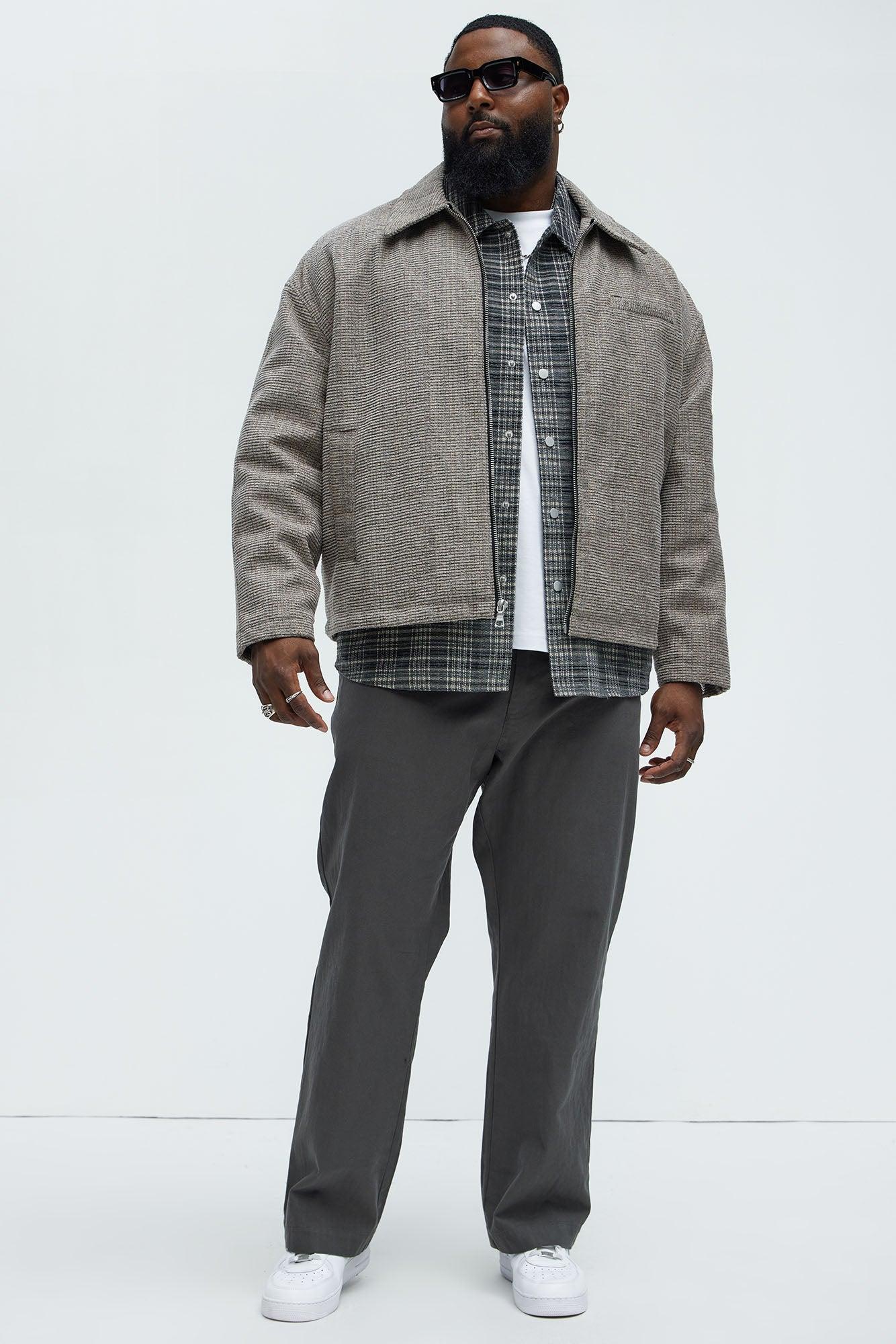 Farmington Textured Work Jacket - Grey Product Image