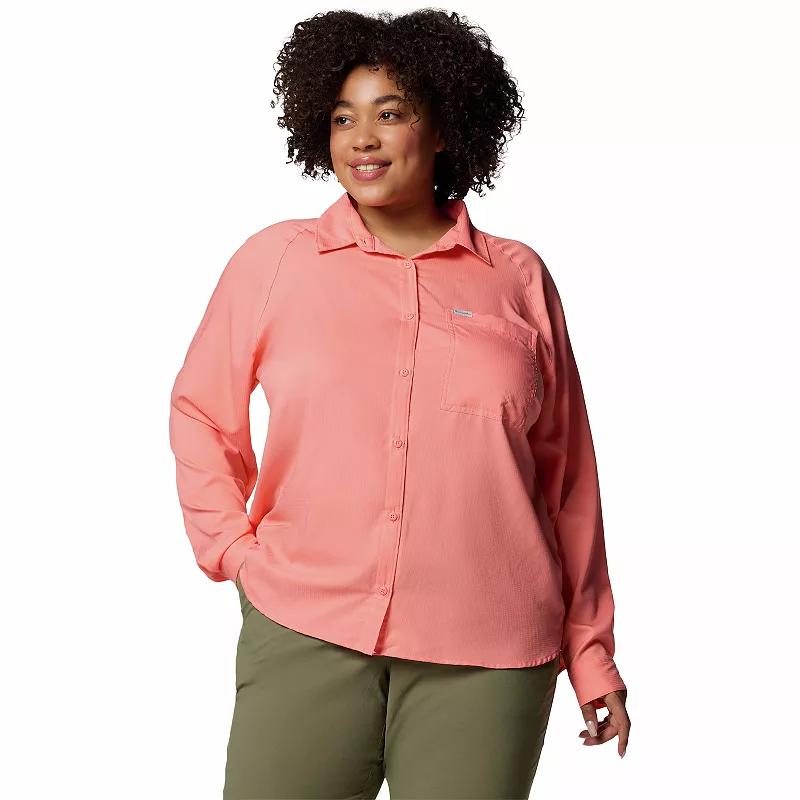 Columbia Women s Anytime Lite Long Sleeve Shirt - Plus Size- Product Image