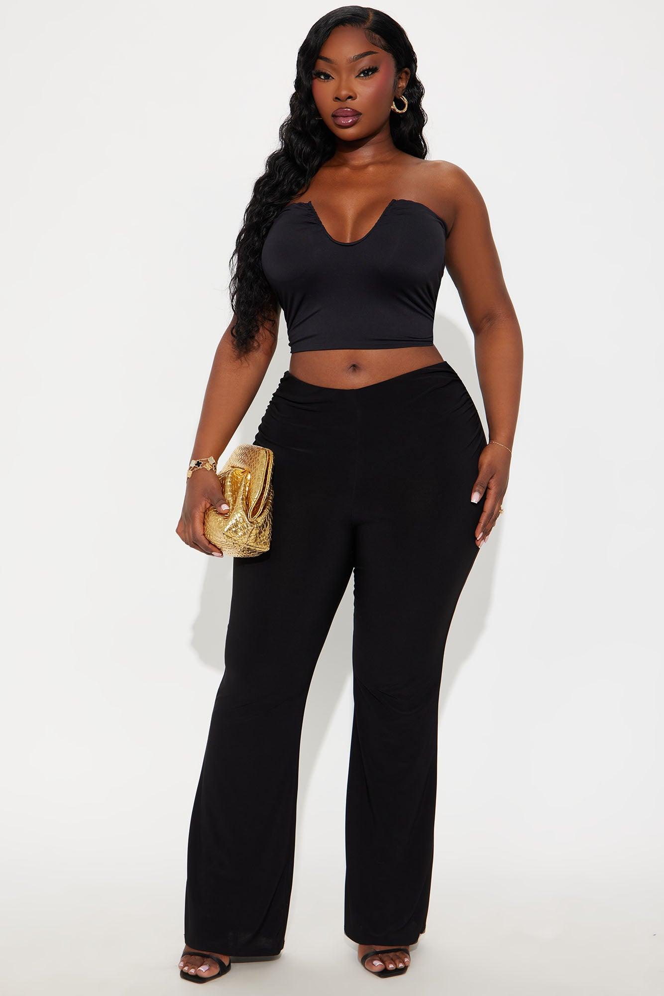 Waiting On You Flare Pant 32″ - Black Female Product Image