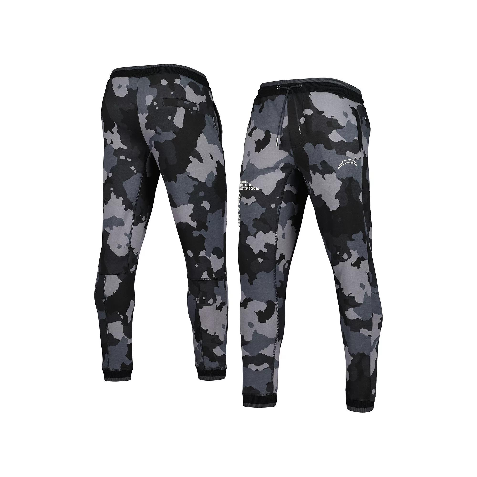 Unisex The Wild Collective Black Los Angeles Chargers Camo Jogger Pants, Men's,  Product Image