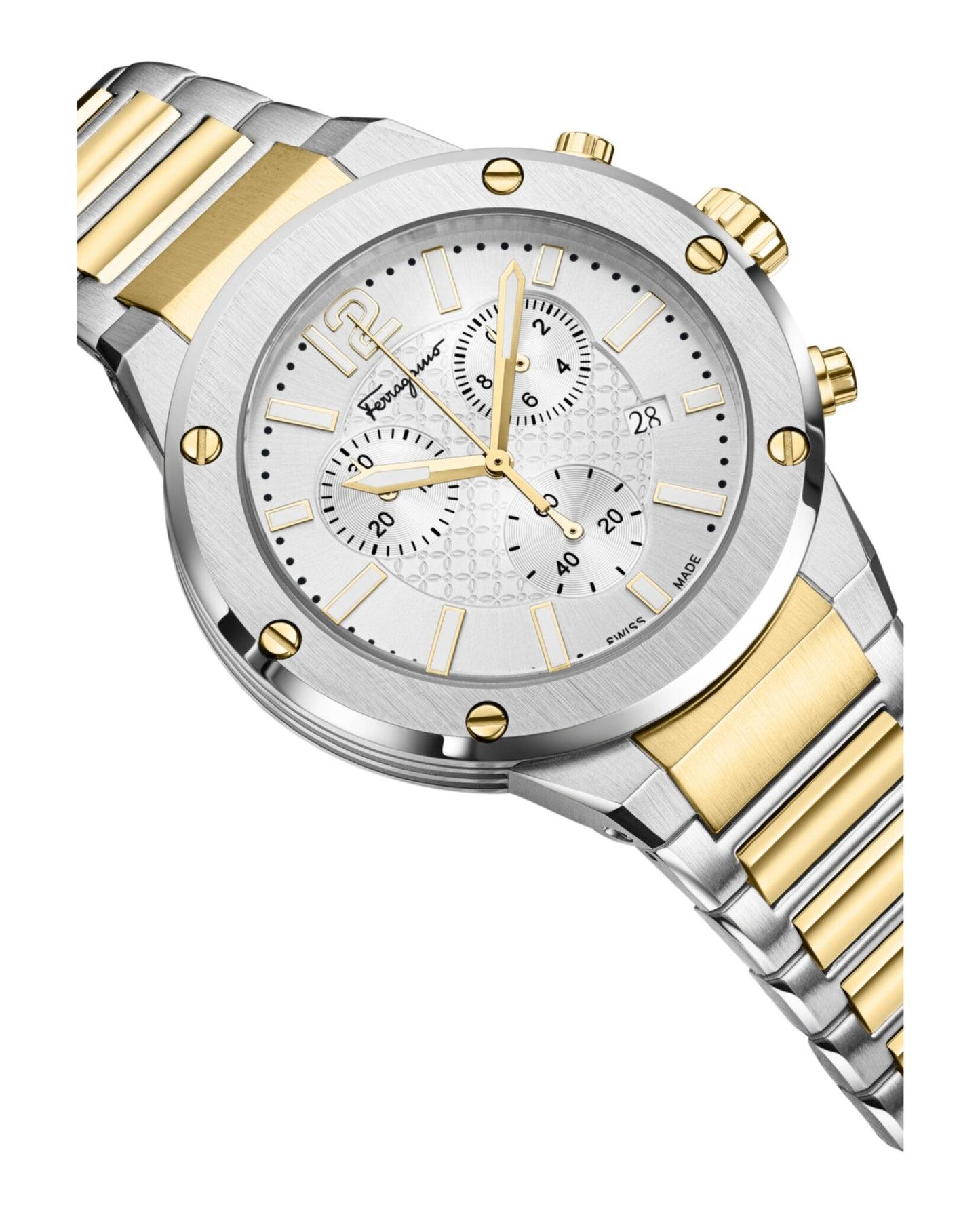 Ferragamo F-80 Chrono Bracelet Watch Male Product Image