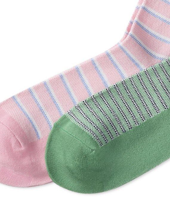 Polo Ralph Lauren Oxford Striped Dress Socks 2-Pack Product Image