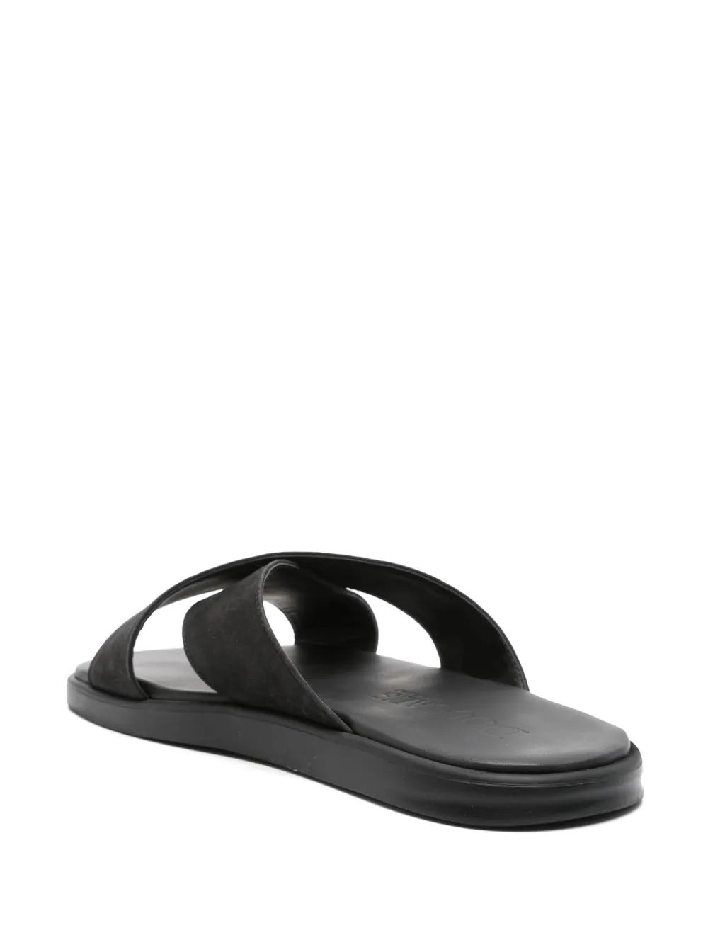 slip-on leather sandals Product Image