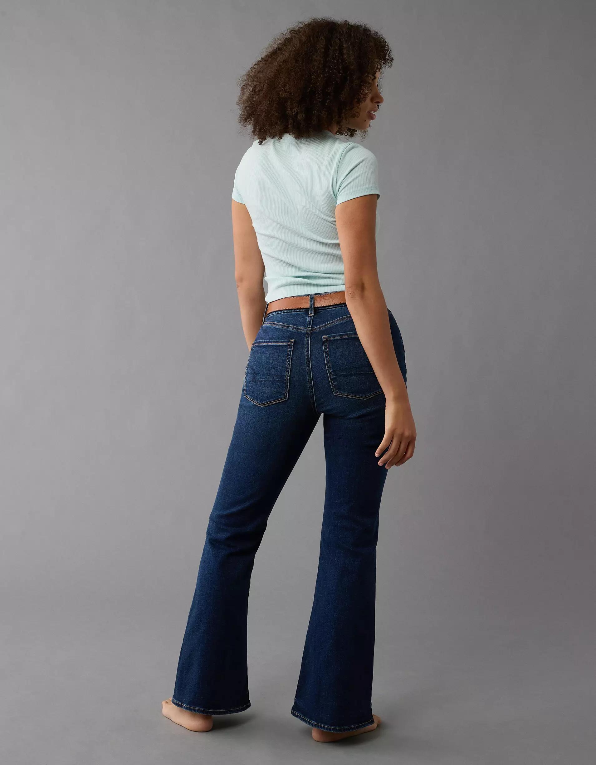 AE Next Level Curvy Super High-Waisted Flare Jean Product Image