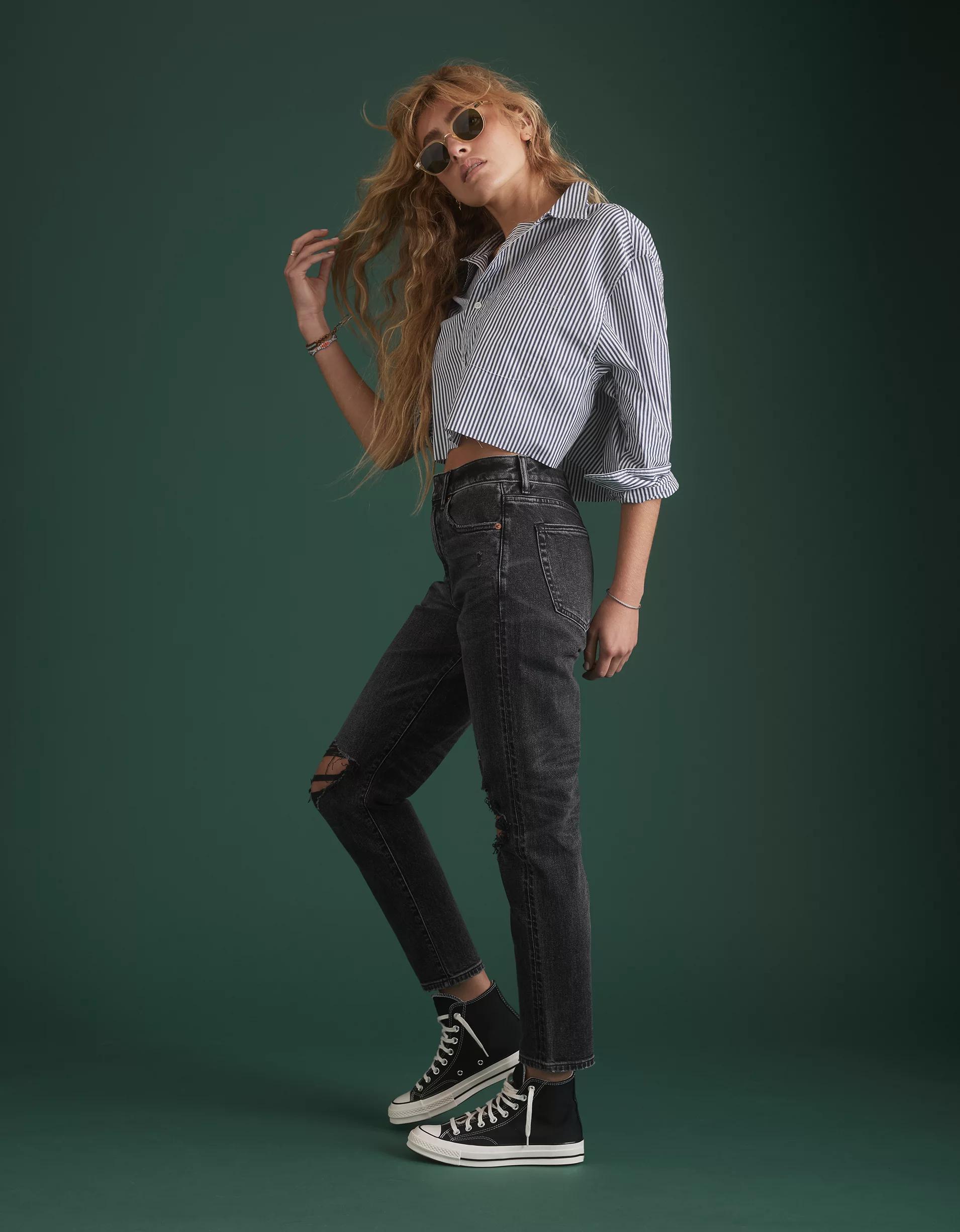 AE77 Premium Mom Jean Product Image