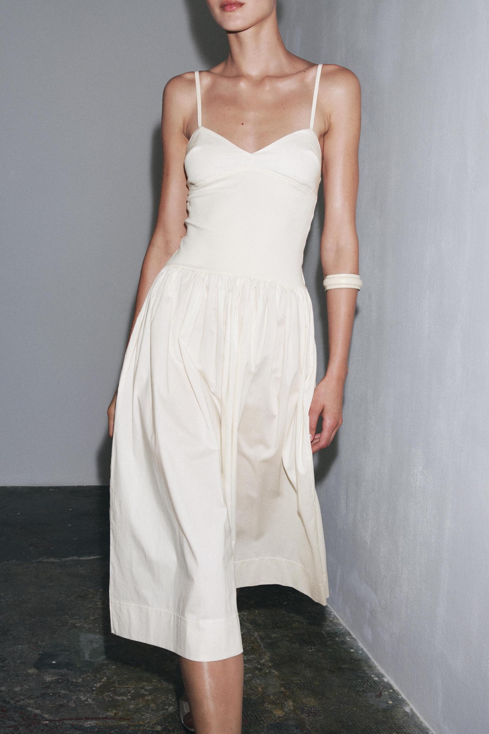 POPLIN COMBINATION DRESS Product Image