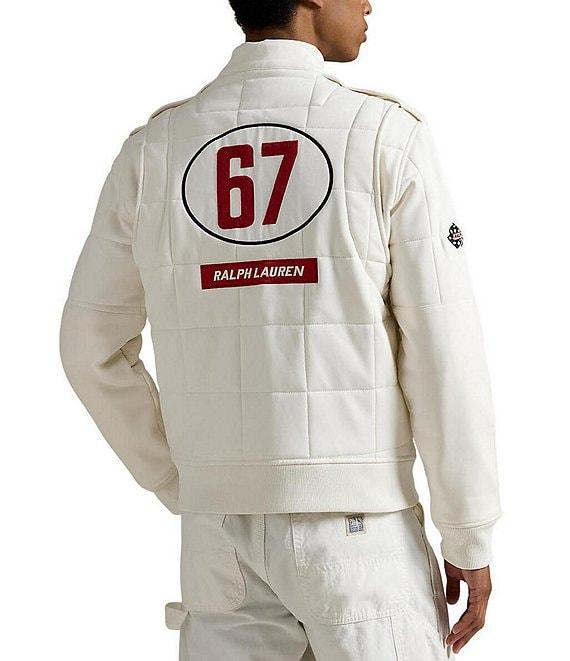 Polo Ralph Lauren Stretch Double-Knit Racing Track Jacket Product Image