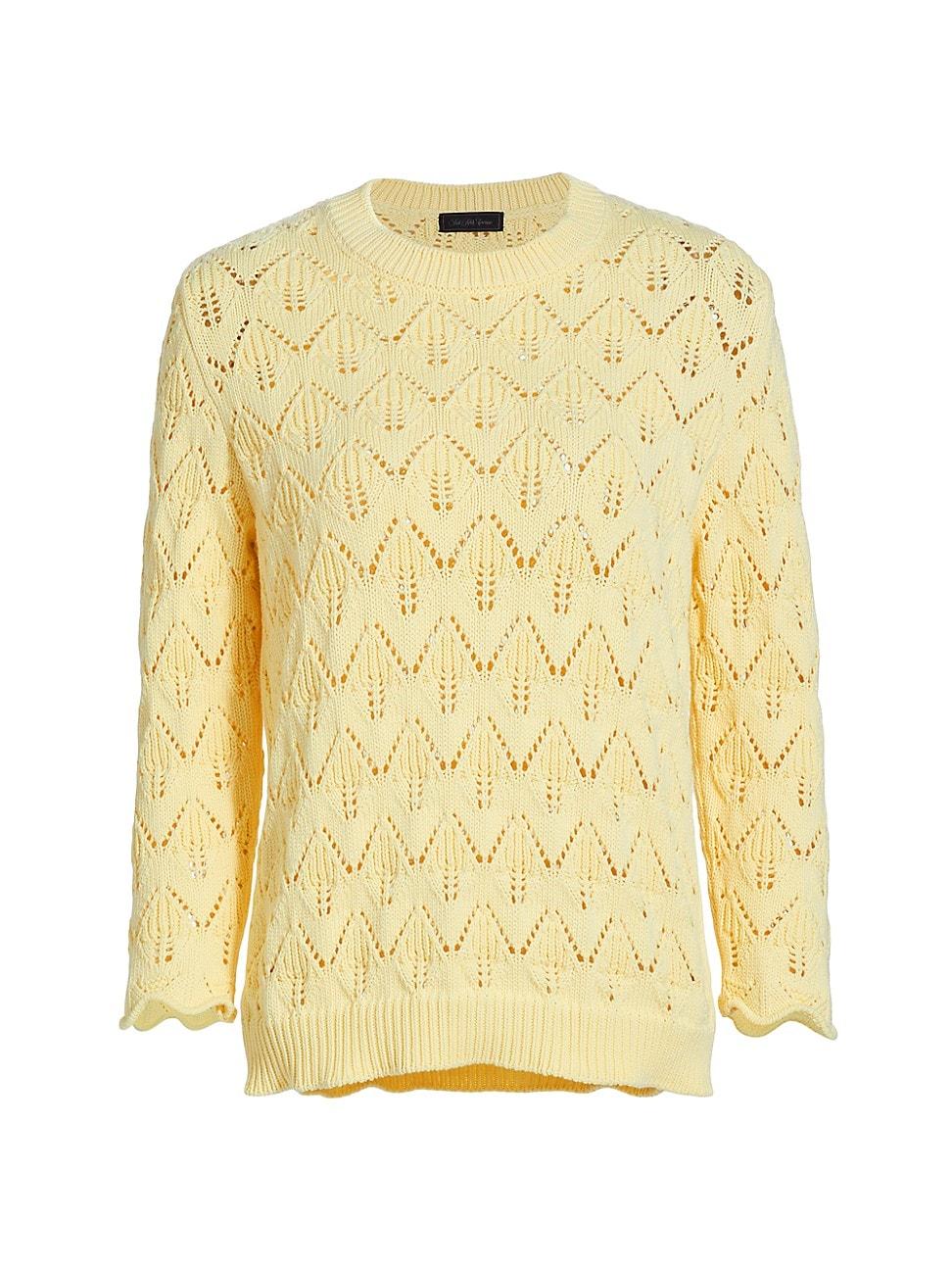 Womens COLLECTION Open-Stitch Sweater Product Image