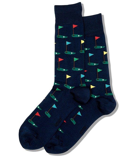 Hot Sox Novelty Golf Crew Socks Product Image