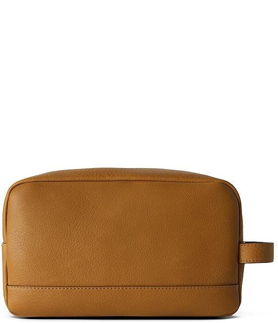 SHINOLA Zip Natural Grain Leather Travel Kit Product Image