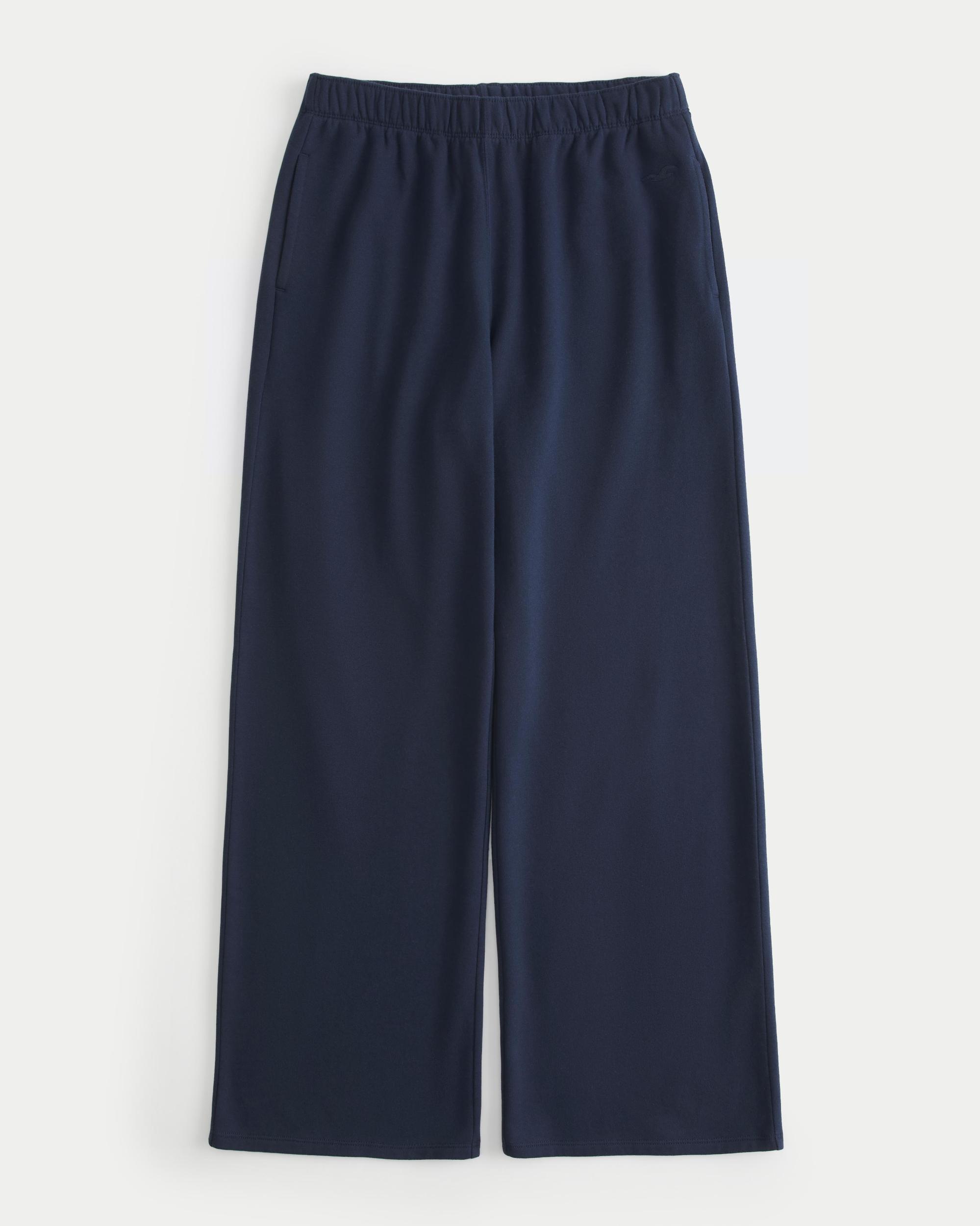 Hollister Feel Good Fleece Wide-Leg Pants Product Image