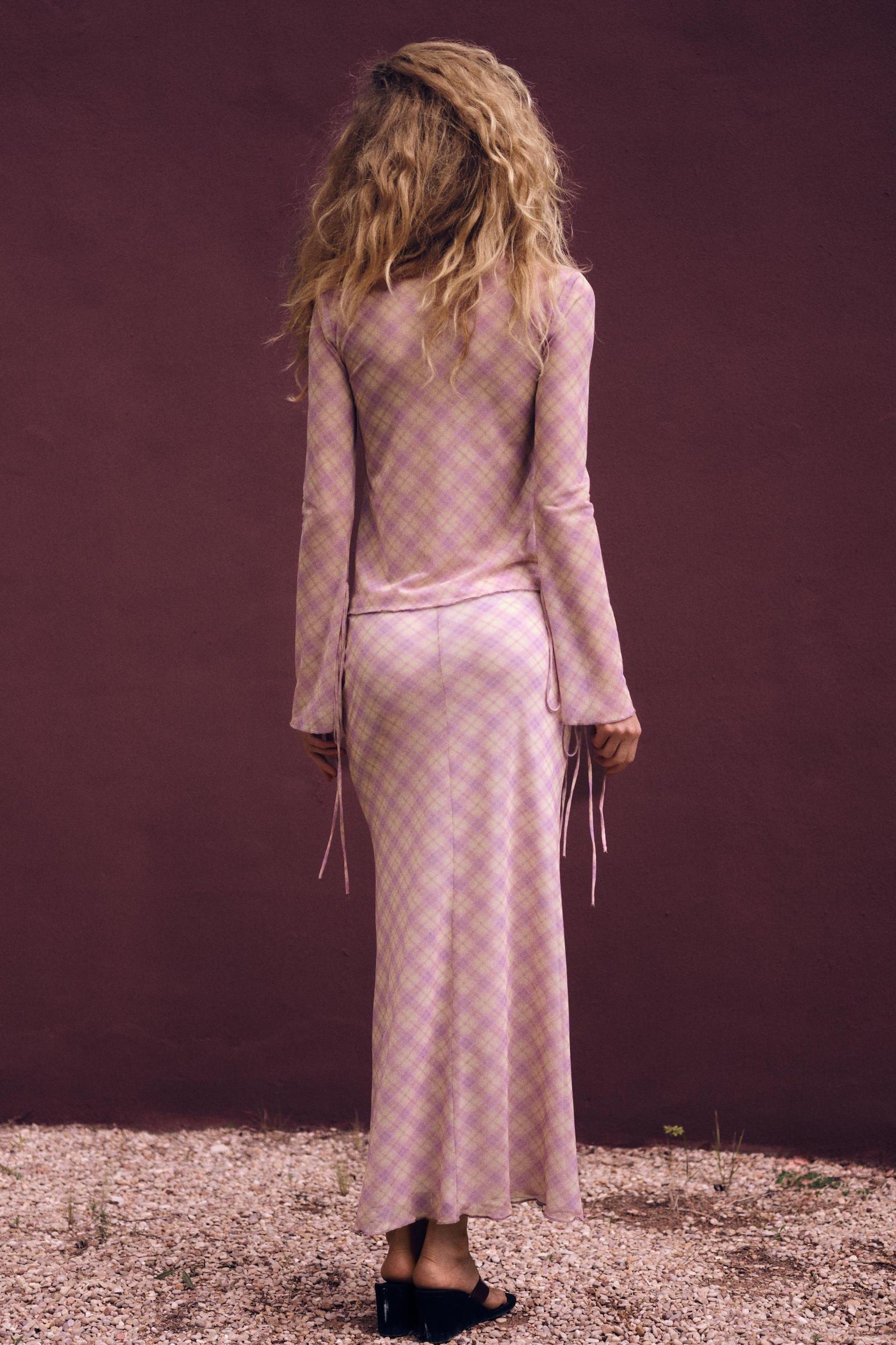 PRINTED TULLE SKIRT Product Image