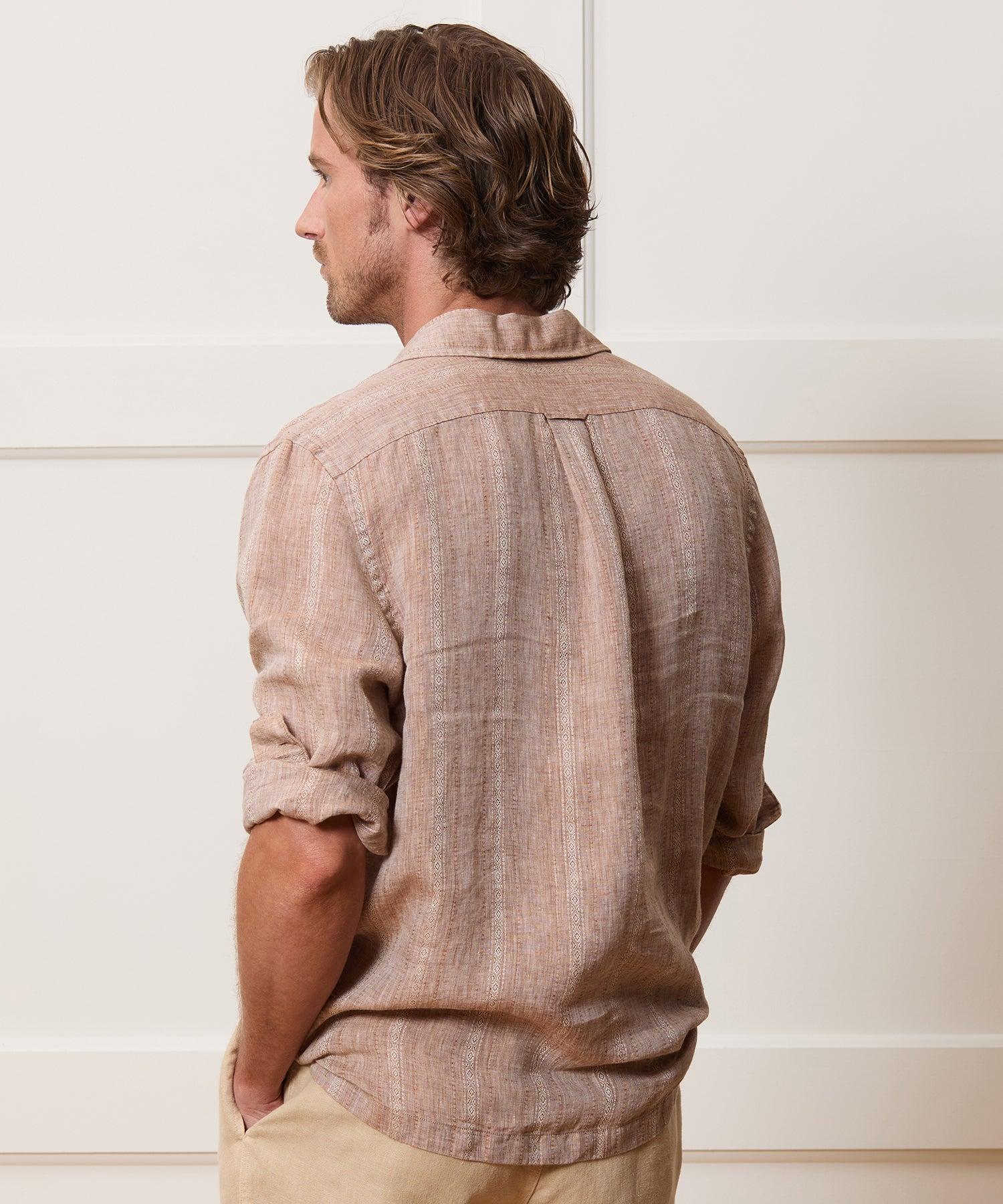 Relaxed Linen Popover Shirt Product Image