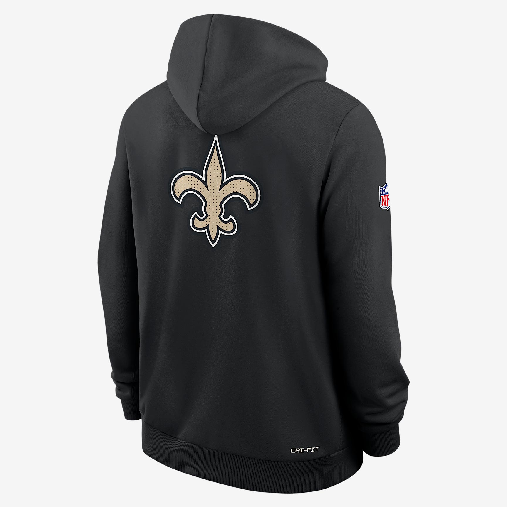 New Orleans Saints Utility Player Sideline Men's Nike Dri-FIT NFL Full-Zip Hoodie Product Image
