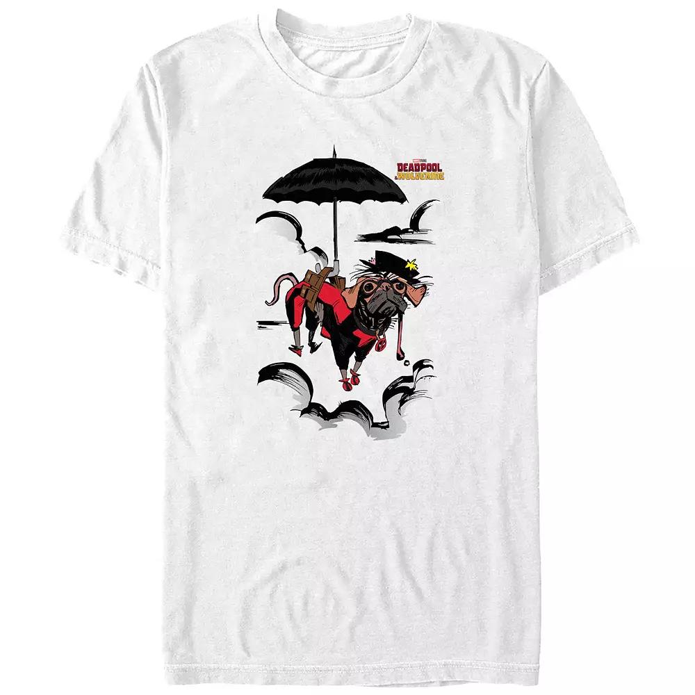 Big & Tall Marvel Deadpool & Wolverine Dogpool Flying Graphic Tee, Men's,  Product Image