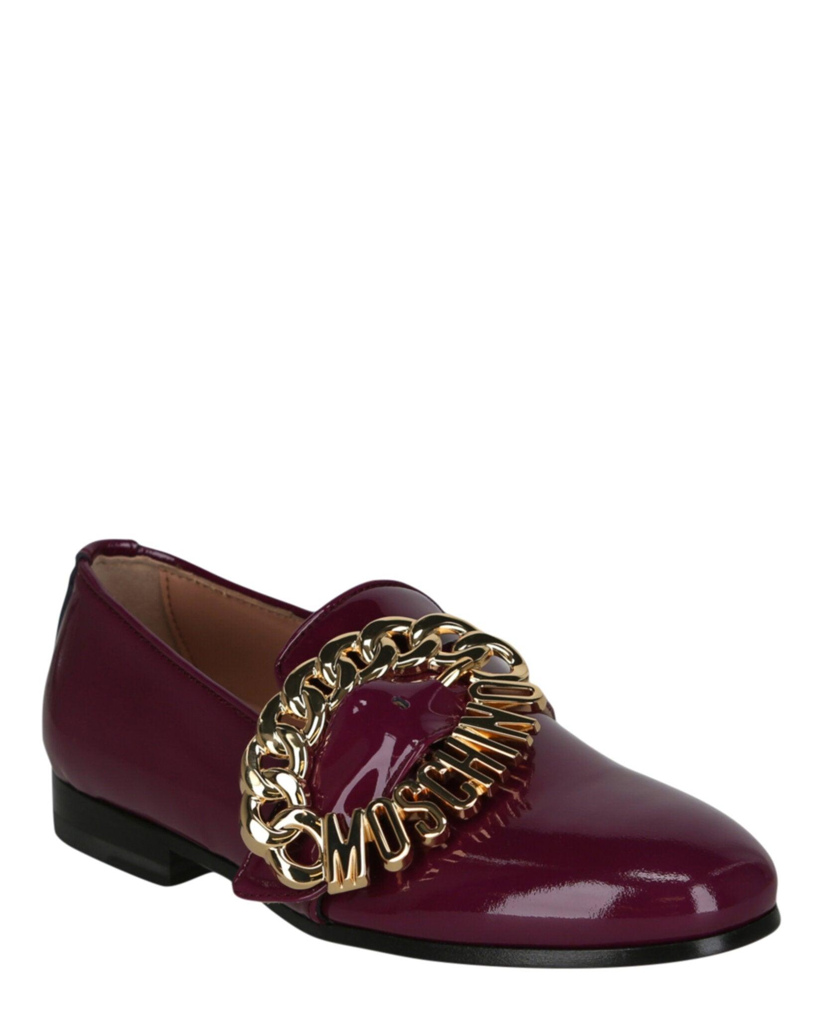 Moschino Logo Buckle Loafers Female Product Image