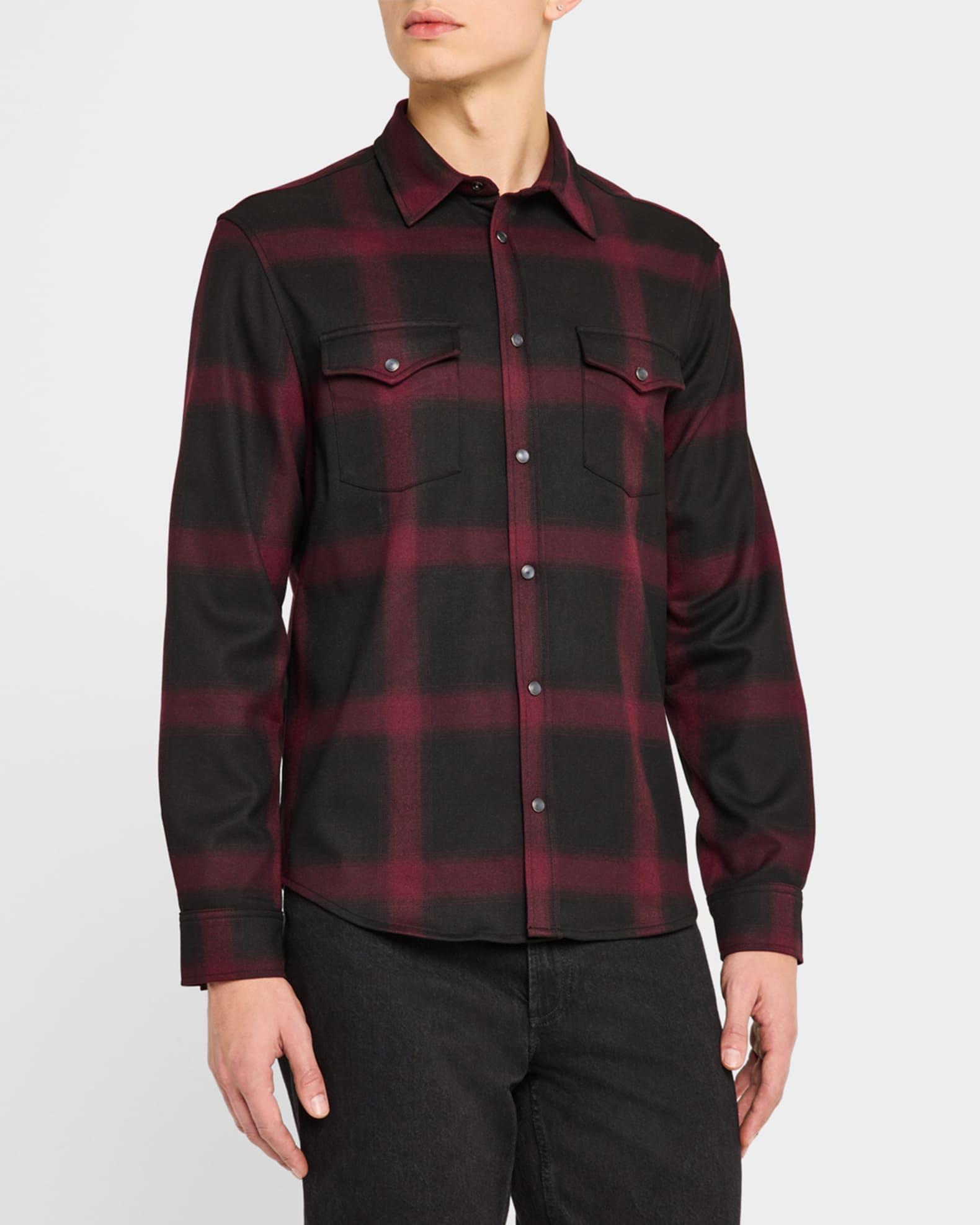 Men's Eastwood Plaid Two-Pocket Western Shirt Product Image