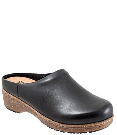 SoftWalk Arvada Leather Clogs Product Image