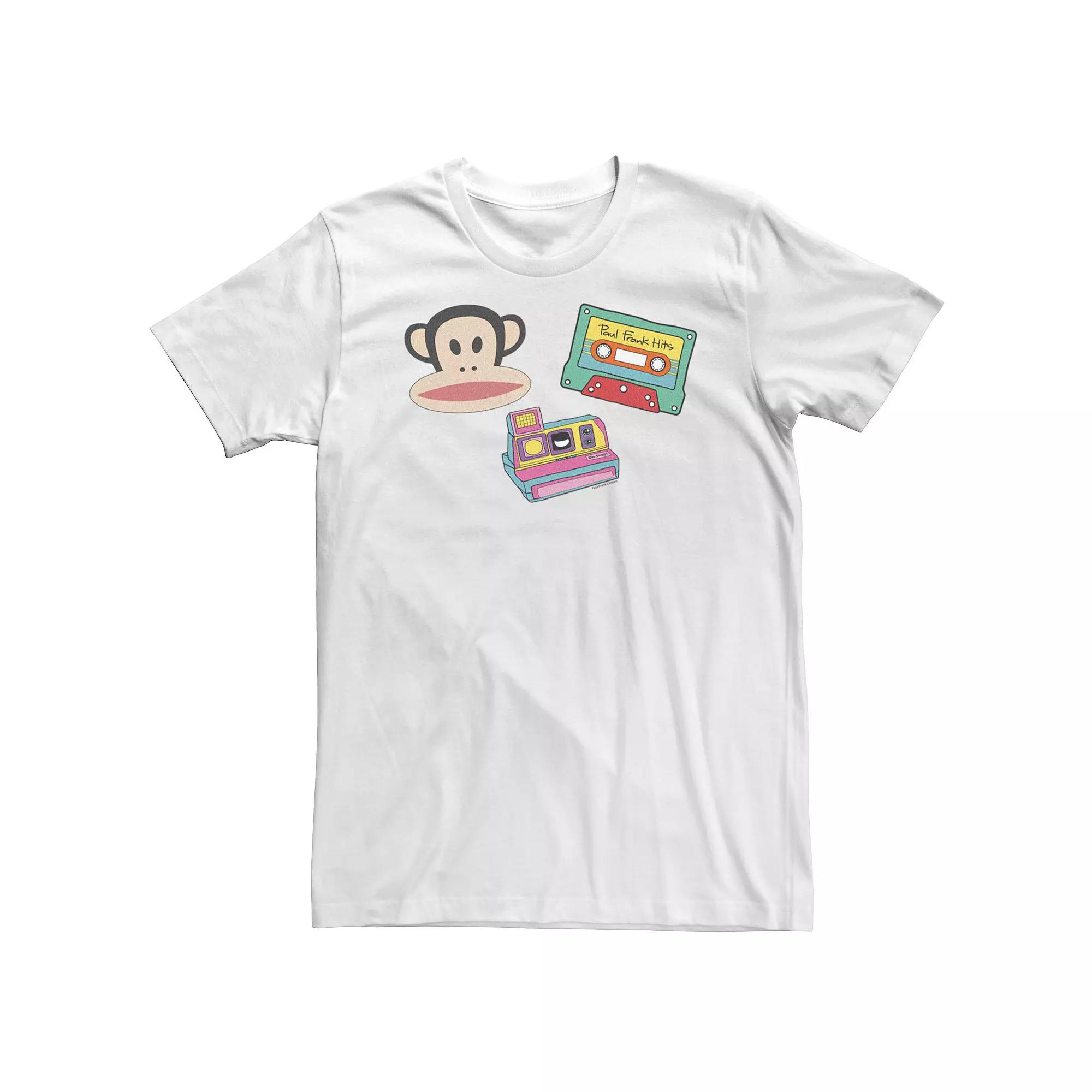 Big & Tall Paul Frank Patch Collage Tee, Men's,  Product Image