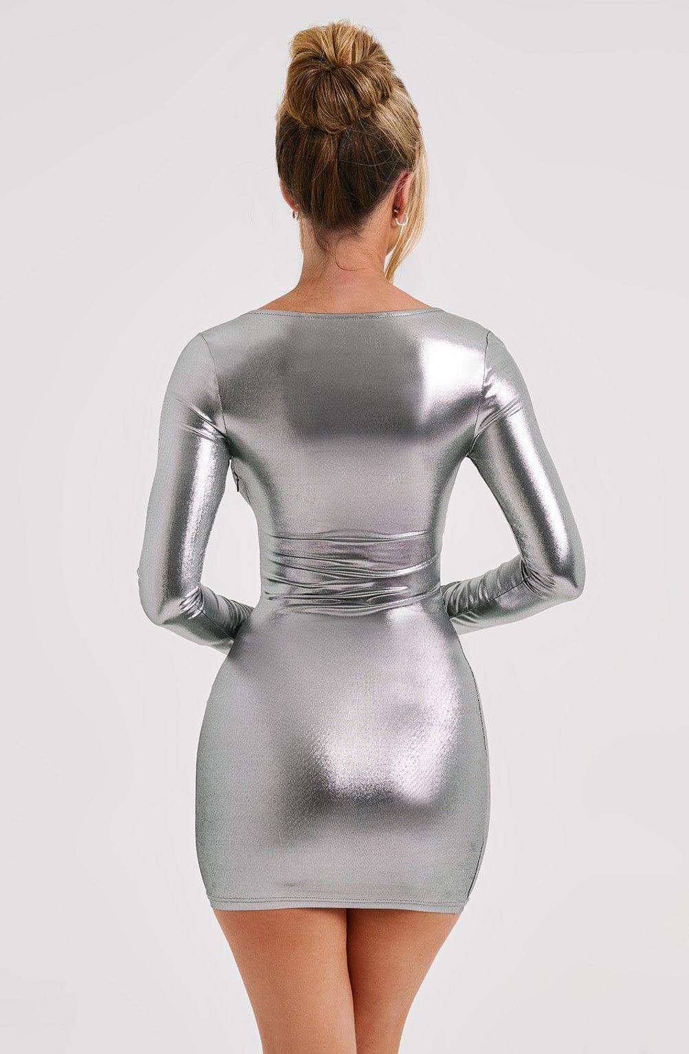 Kyranni Mini Dress - Gunmetal Product Image