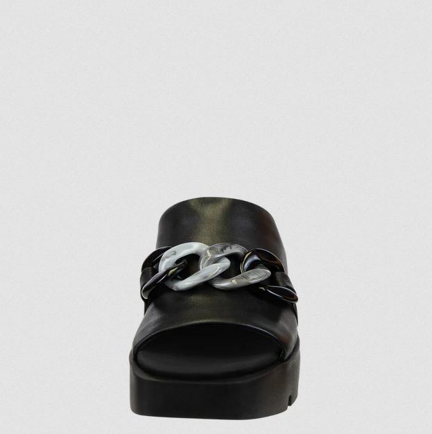 Naked Feet ISO Black Platform Sandal Product Image