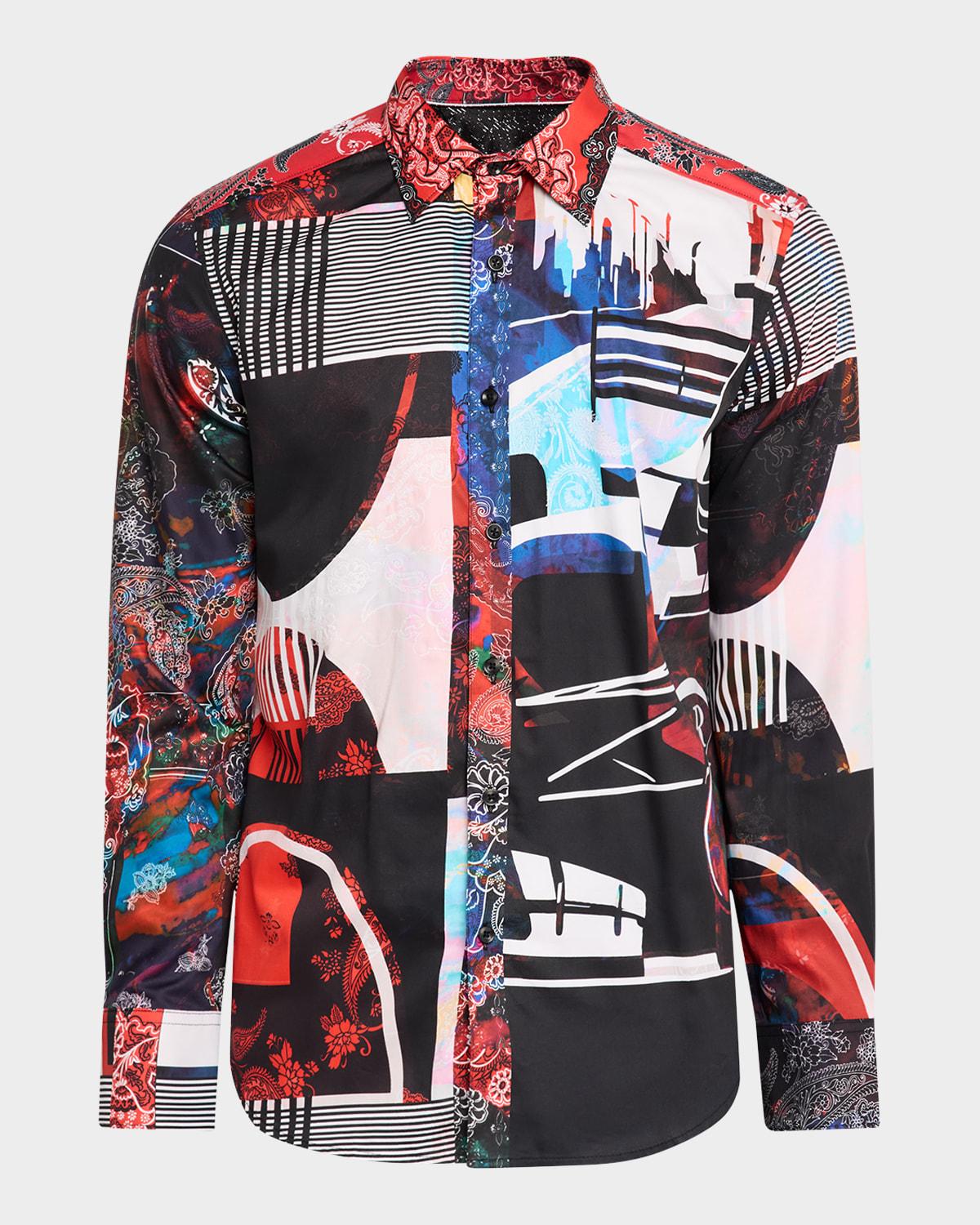 Mens Winners Circle Cotton Stretch Sport Shirt Product Image