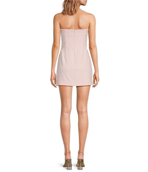 French Connection Whisper Strapless Bow Mini Dress Product Image