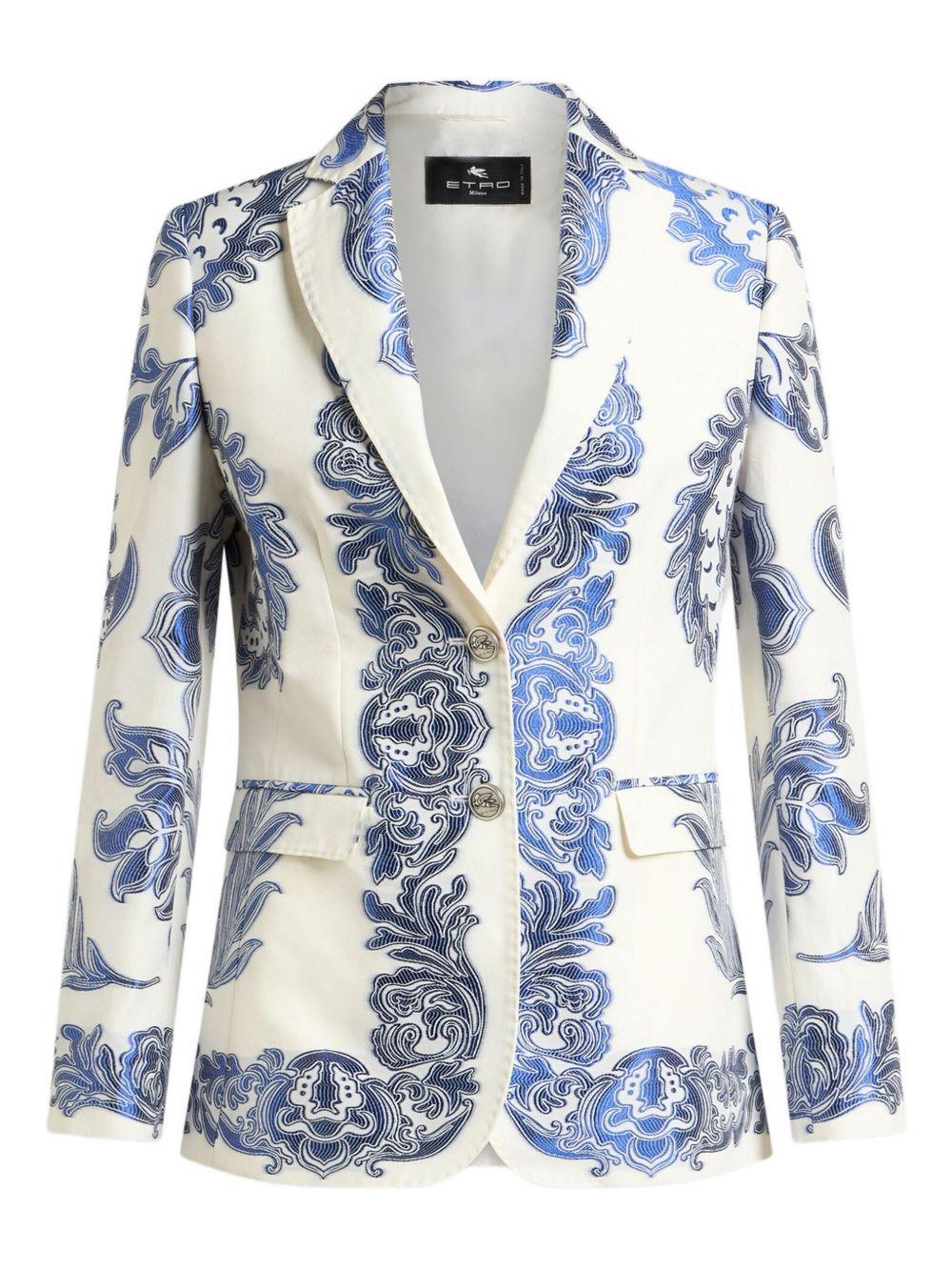 floral-print blazer Product Image