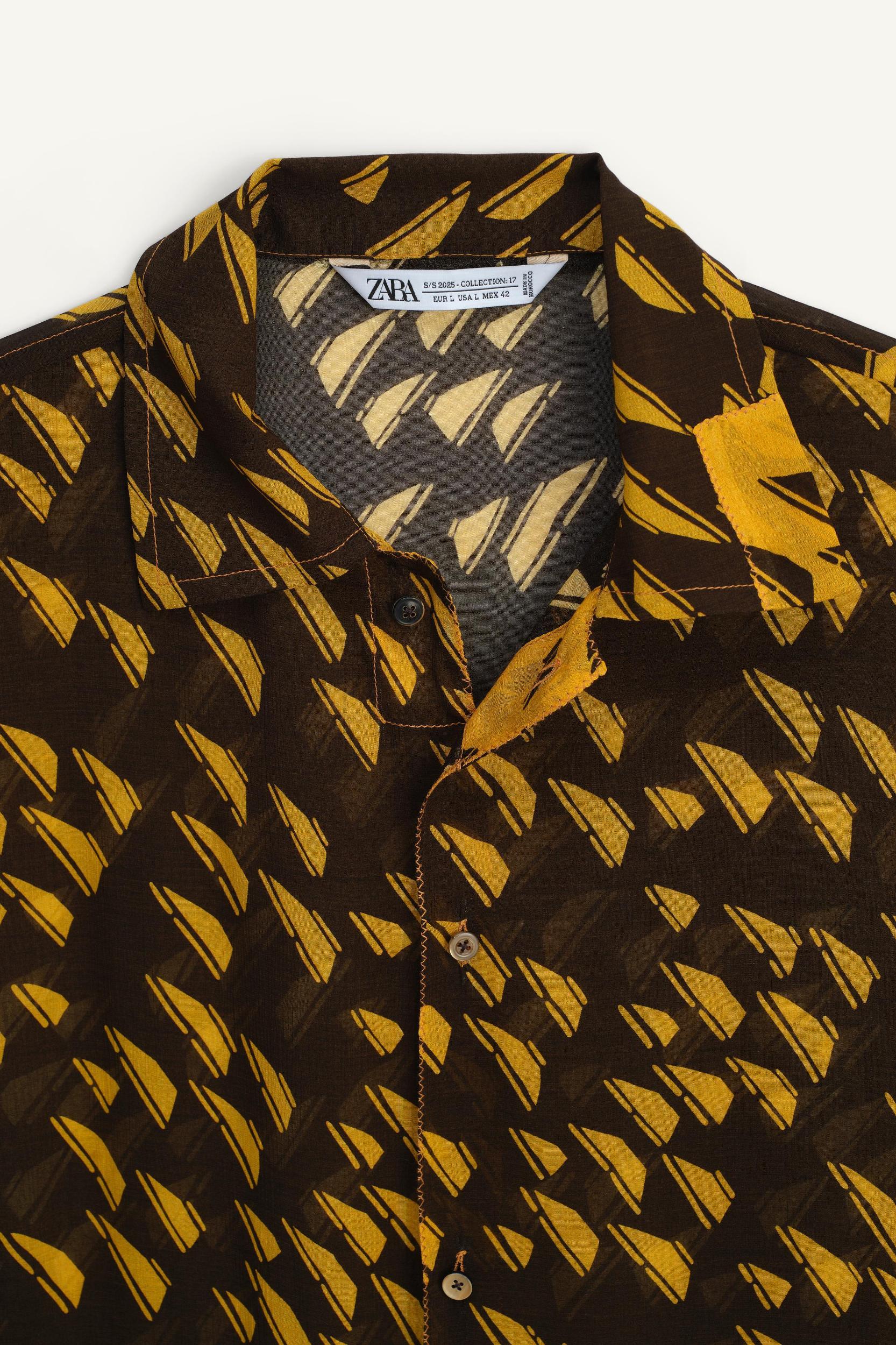 LIMITED EDITION GEOMETRIC PRINT SHIRT Product Image