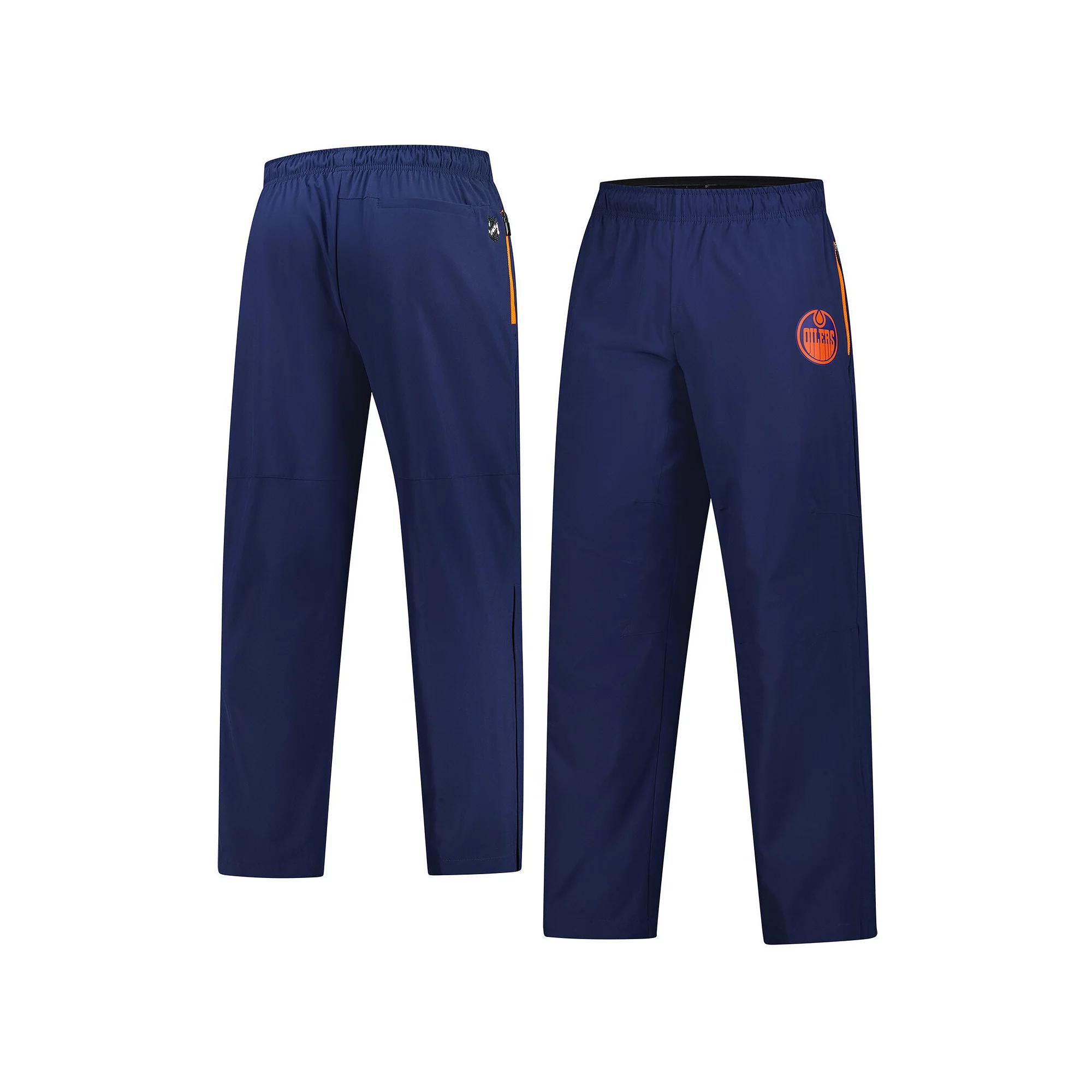 Men's Fanatics Navy Edmonton Oilers Rink Pants, Size: XL, Oil Blue Product Image