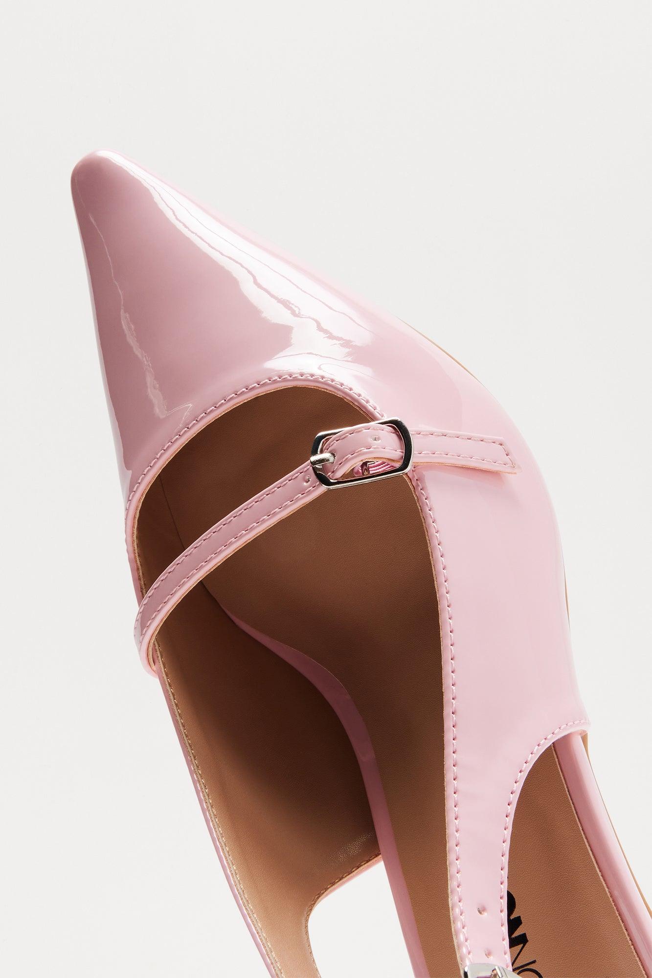 Aura Kitten Heel Pumps - Pink Product Image