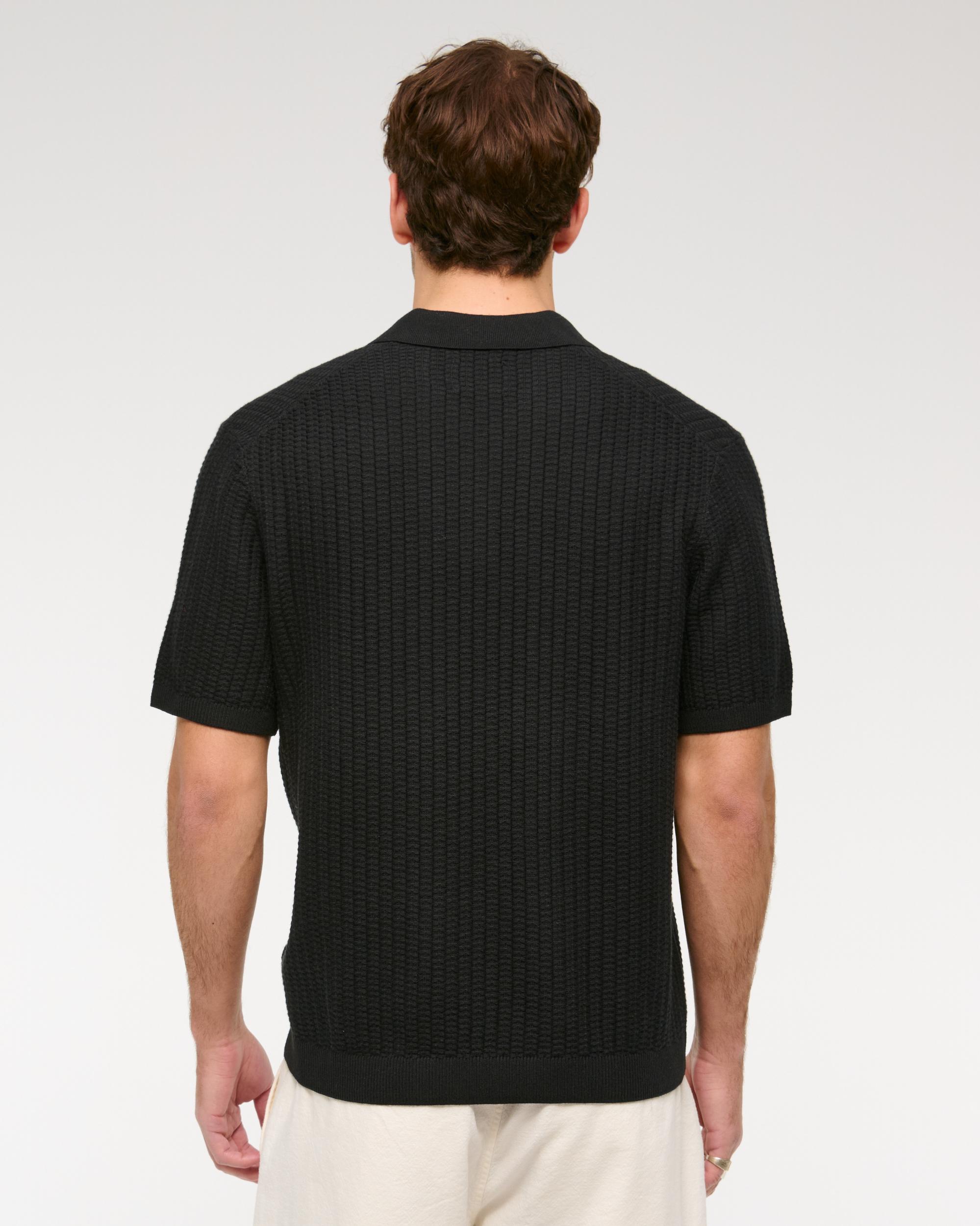 Classic Stitch Johnny Collar Sweater Polo Product Image