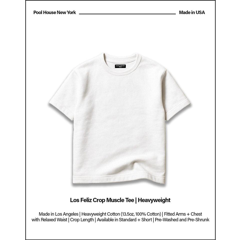 Los Feliz Crop Muscle Tee II | Heavyweight | 13.5oz Product Image