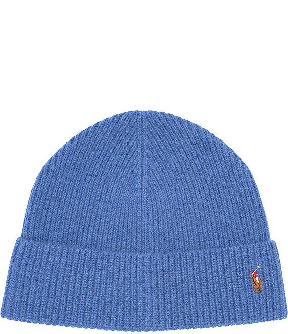 Polo Ralph Lauren Signature Cuff Wool Blend Beanie Product Image