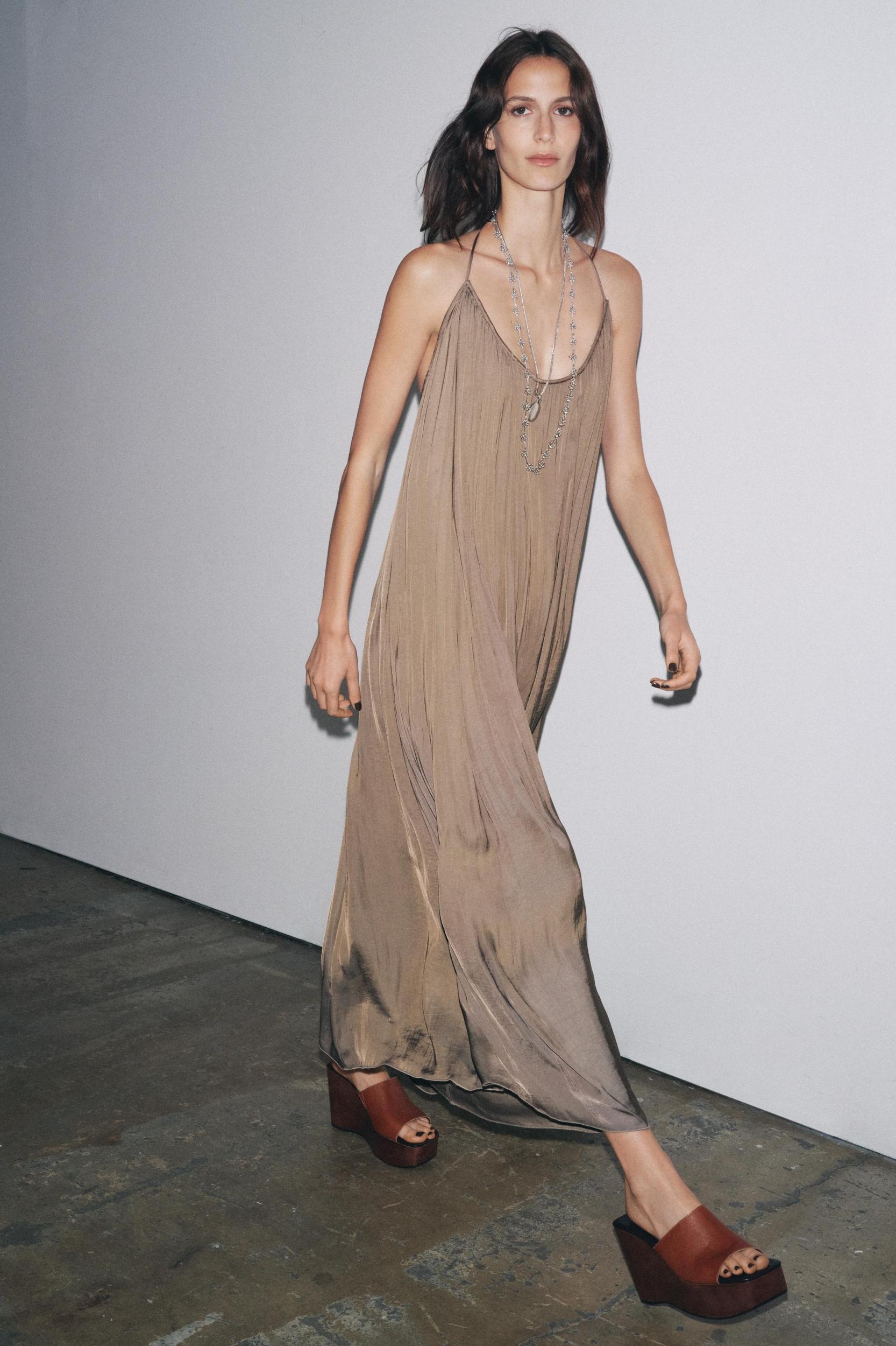 ZW COLLECTION SATIN MAXI DRESS Product Image