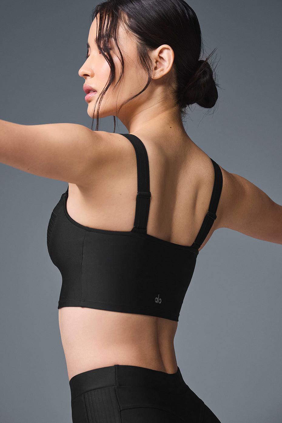 Airlift Turn It Up Bra Tank - Black Female Product Image