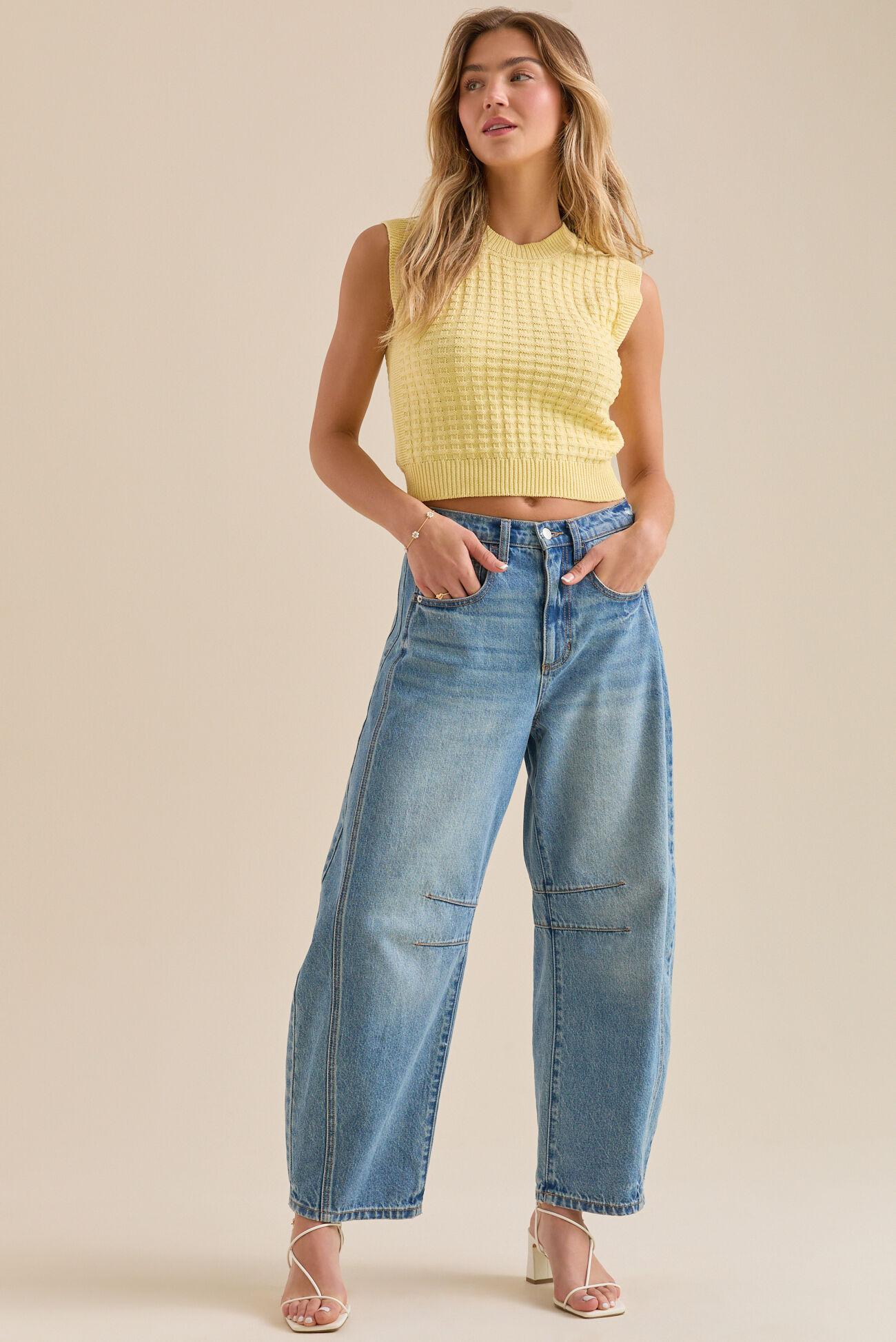 Gwendolyn Textured Sweater Vest Product Image