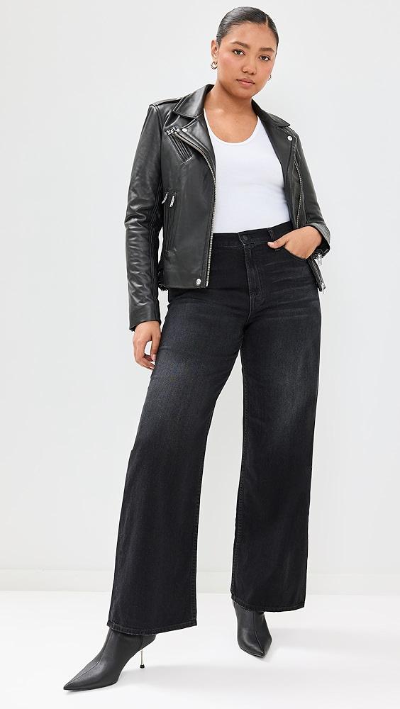 MOTHER The Spinner Zip Sneak Jeans | Shopbop Product Image