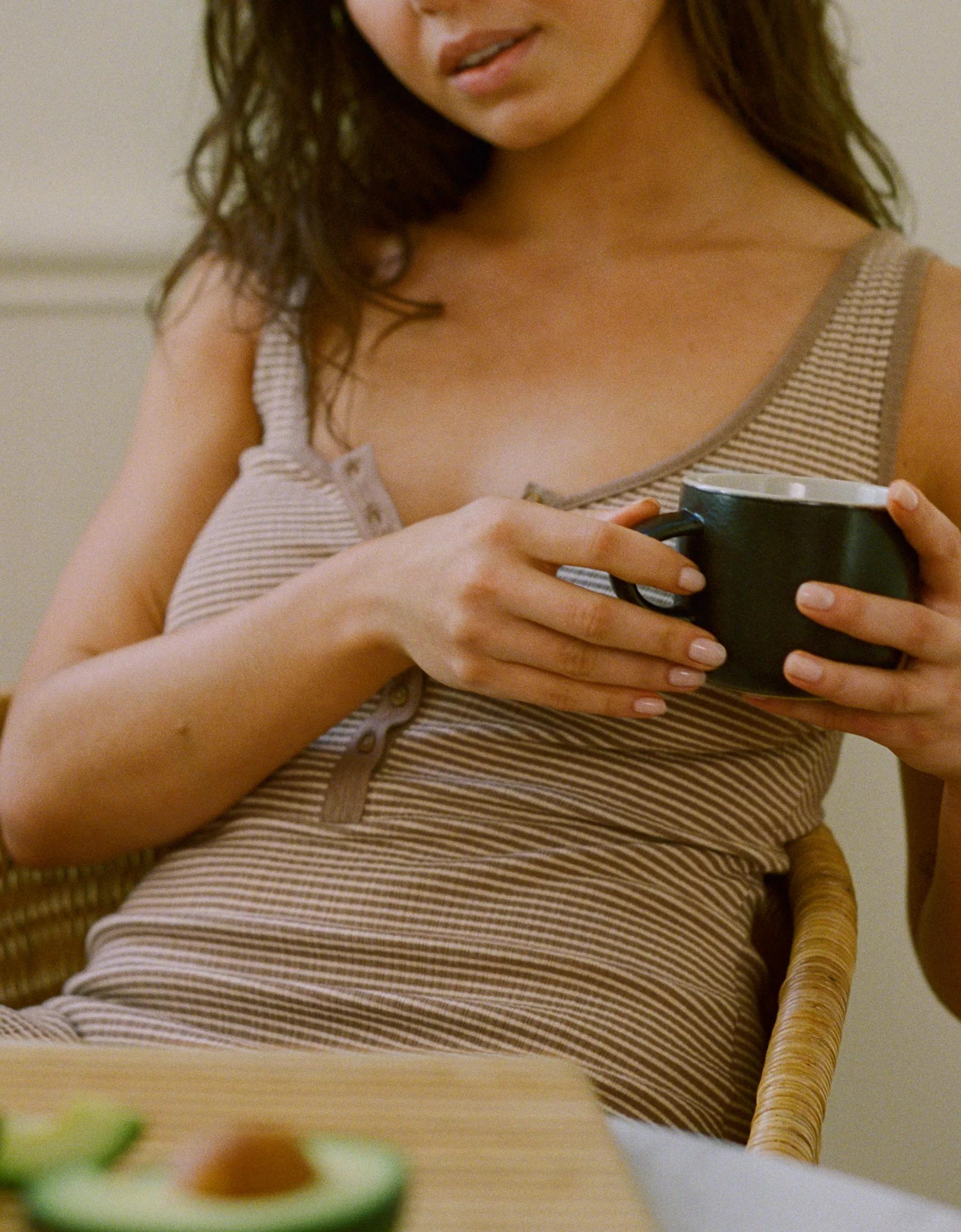 Aerie Double V Henley Bodycon Maxi Dress Product Image